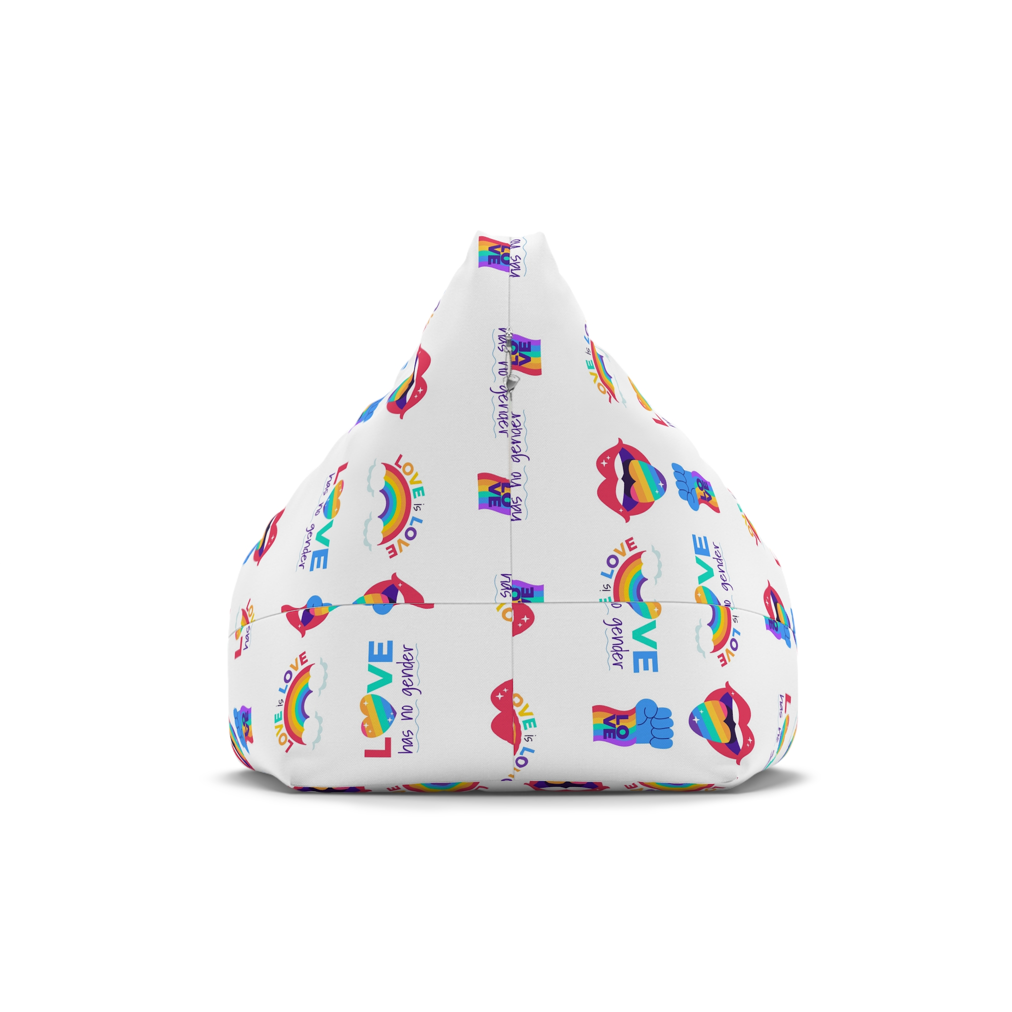 Flat Labels Collection Pride Month Celebration(2) Bean Bag Chair Cover - Image 2