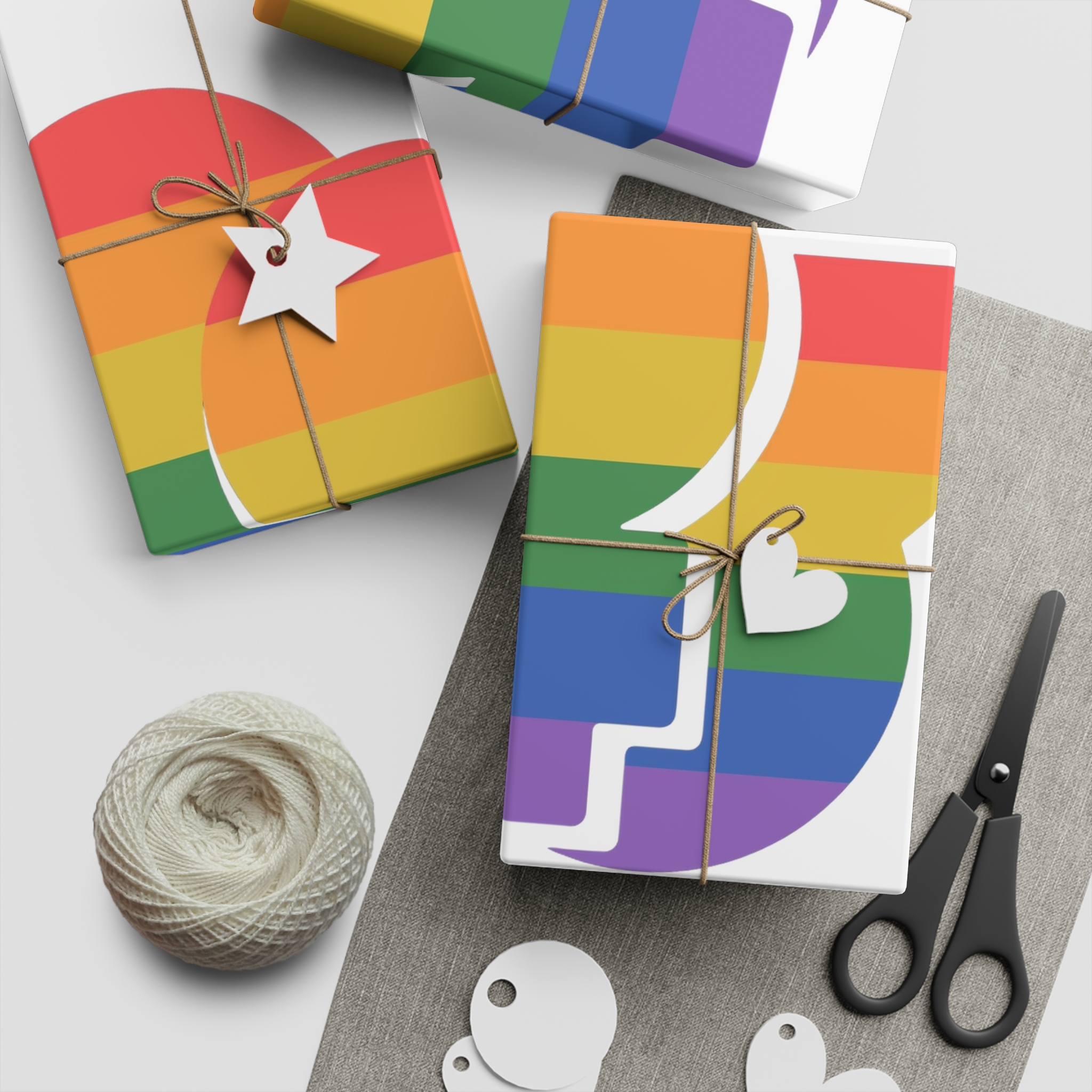 Lgbt Icon Isolated Black Background Diversity Human Right Concept Lgbt Community Vector Flat Illustration Poster Card Banner Gift Wrapping Paper Sheets 1pc - Image 2