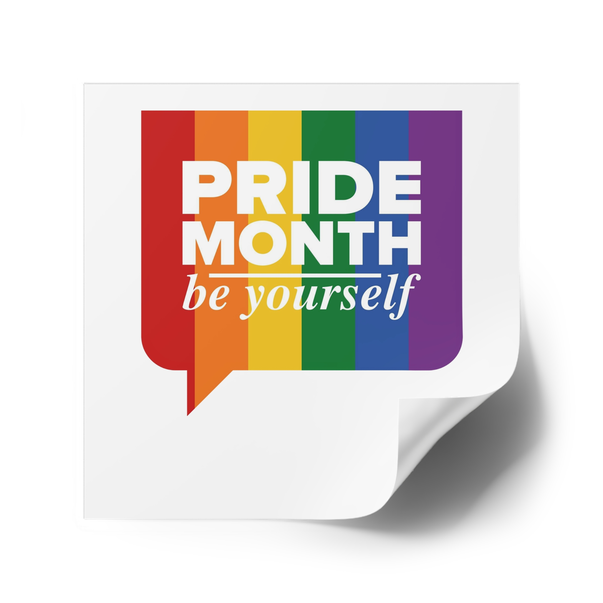 Lgbt Pride Month June Lgbt Flag Rainbow Flag Love Concept Vector Illustration Poster (1) Laminate Stickers Square - Image 34