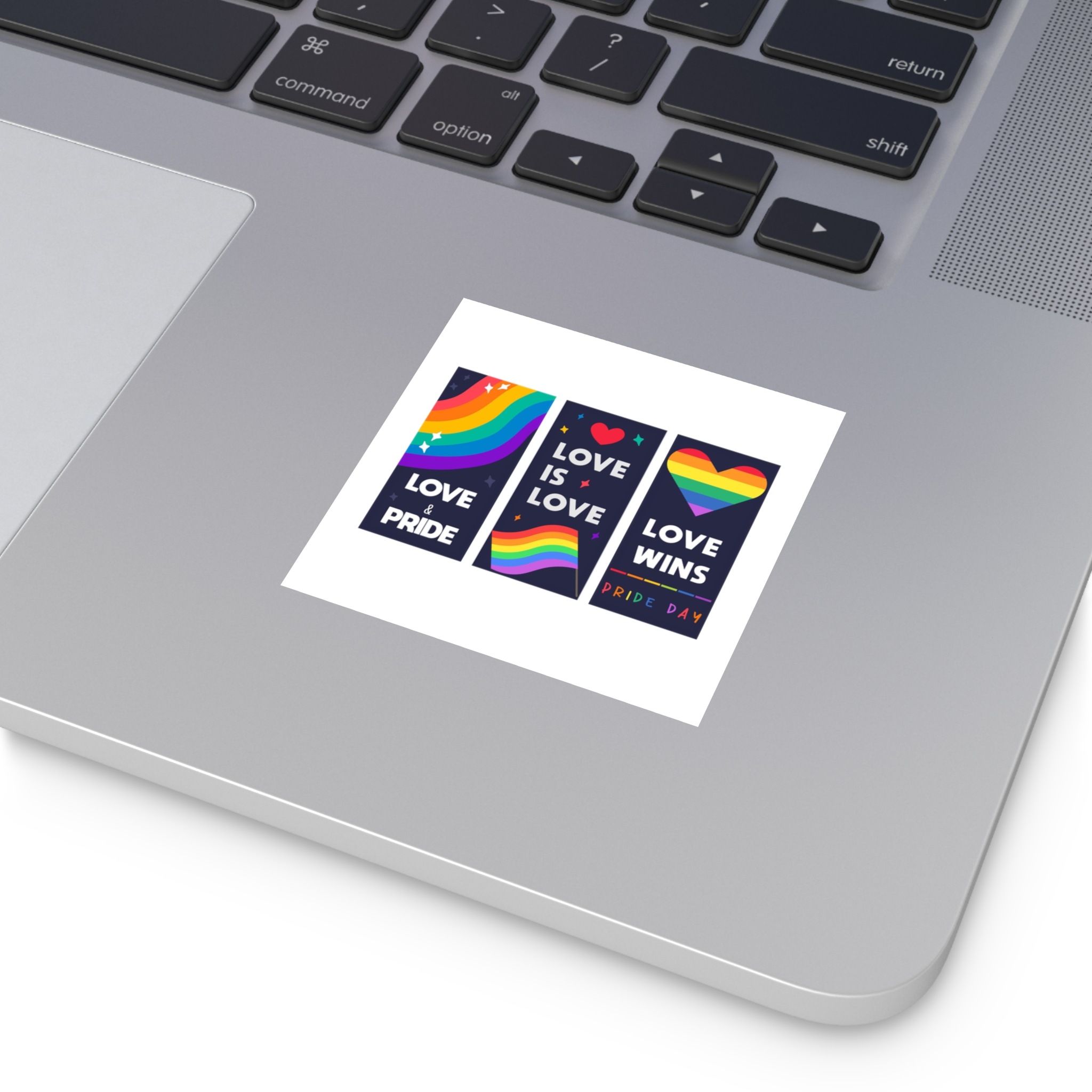 Lgbt Wallpapers Pride Day Celebration Laminate Stickers Square - Image 3
