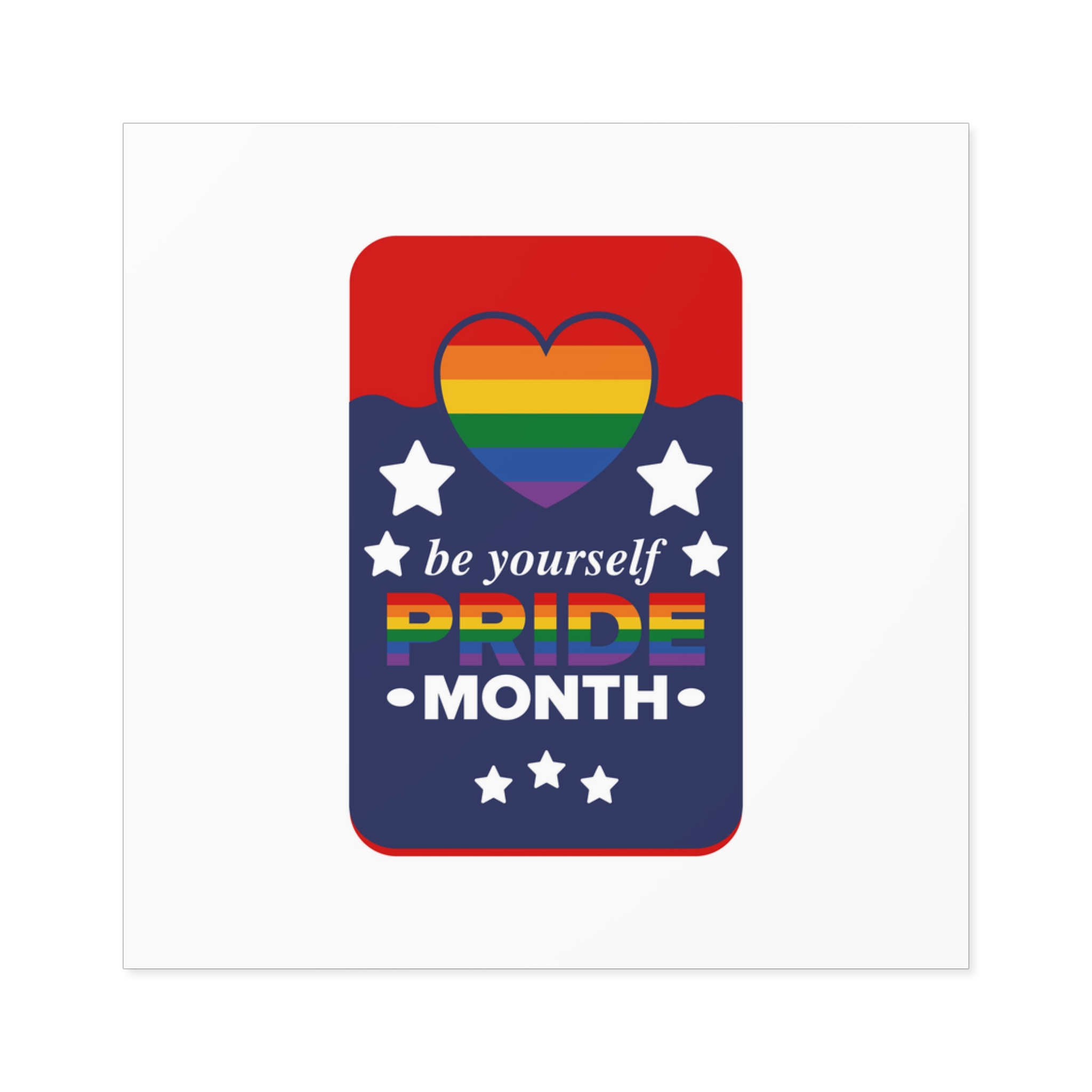 Lgbt Pride Month June Lesbian Gay Bisexual Transgender Love Lgbtq Flag Rainbow Vector Laminate Stickers Square - Image 17