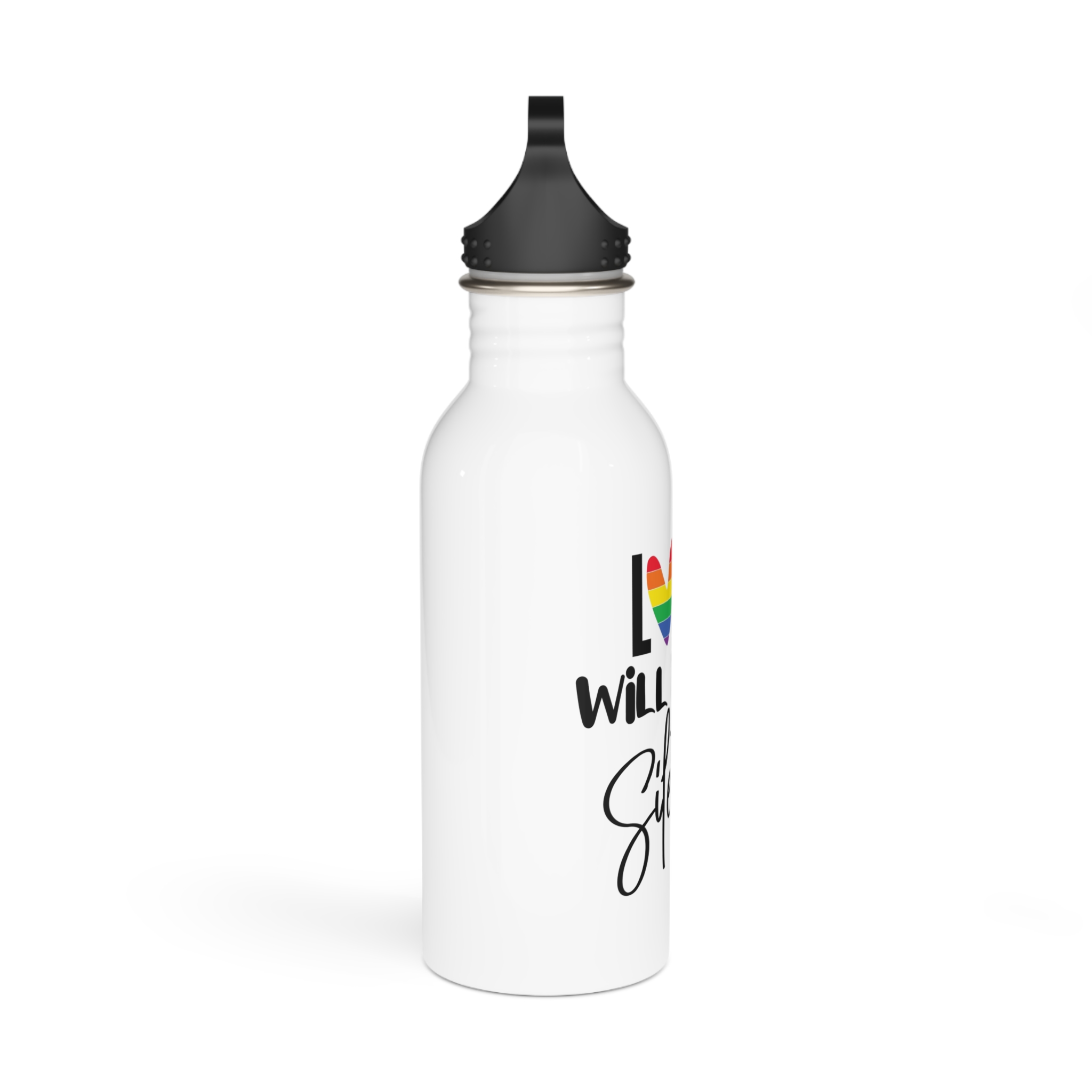 Gay Pride Svg Design(6) Stainless Steel Water Bottle - Image 2