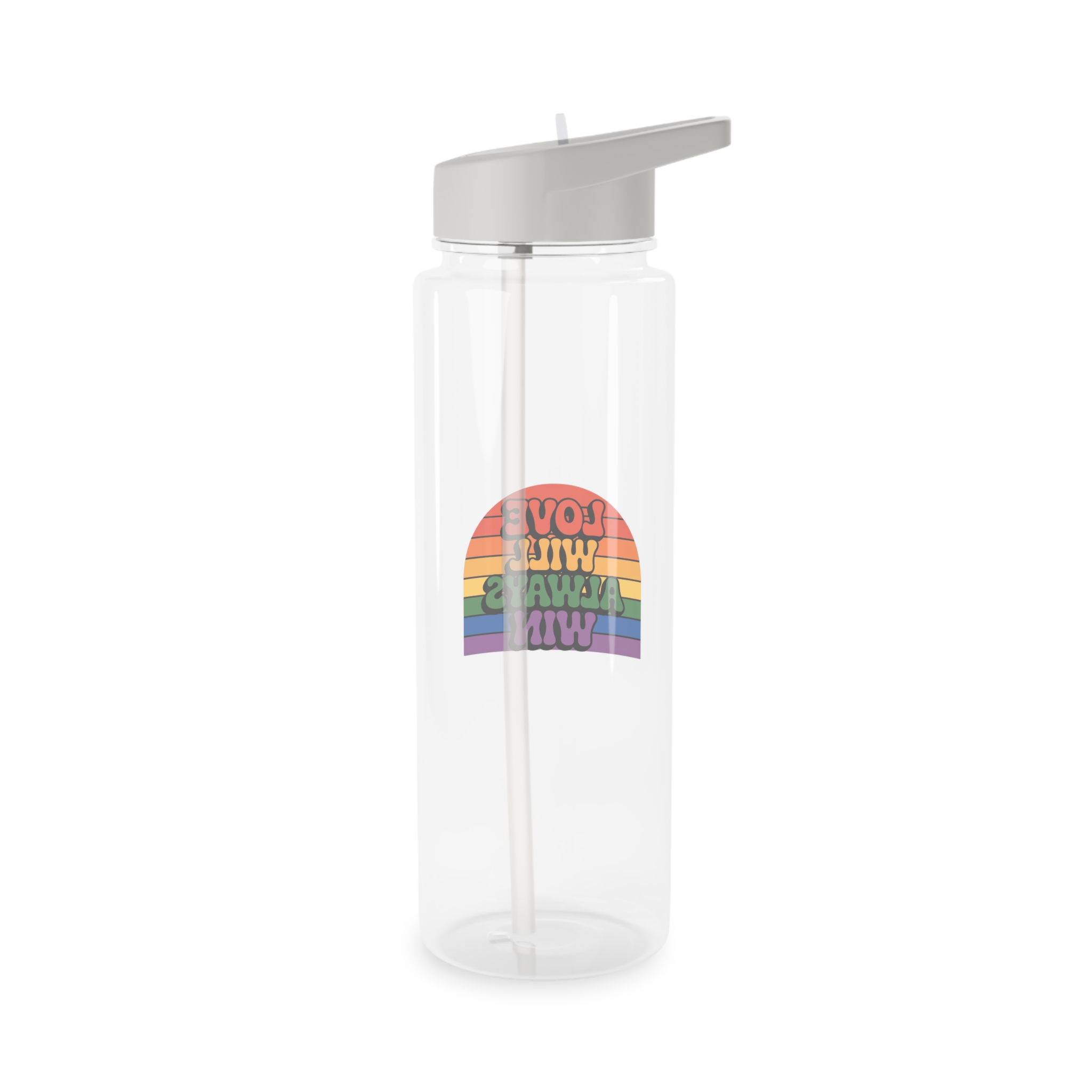 Love Will Always Win Pride Celebration Tritan Water Bottle - Image 6