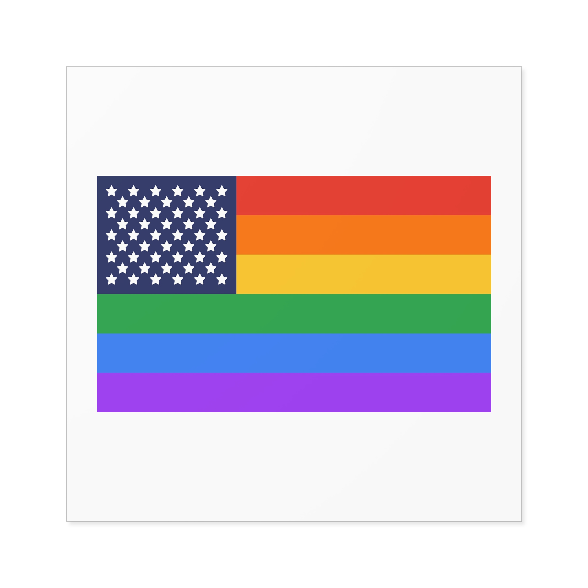 Lgbt Pride Month June Lesbian Gay Bisexual Transgender Lgbtq Flag Rainbow Vector (1) Laminate Stickers Square - Image 49