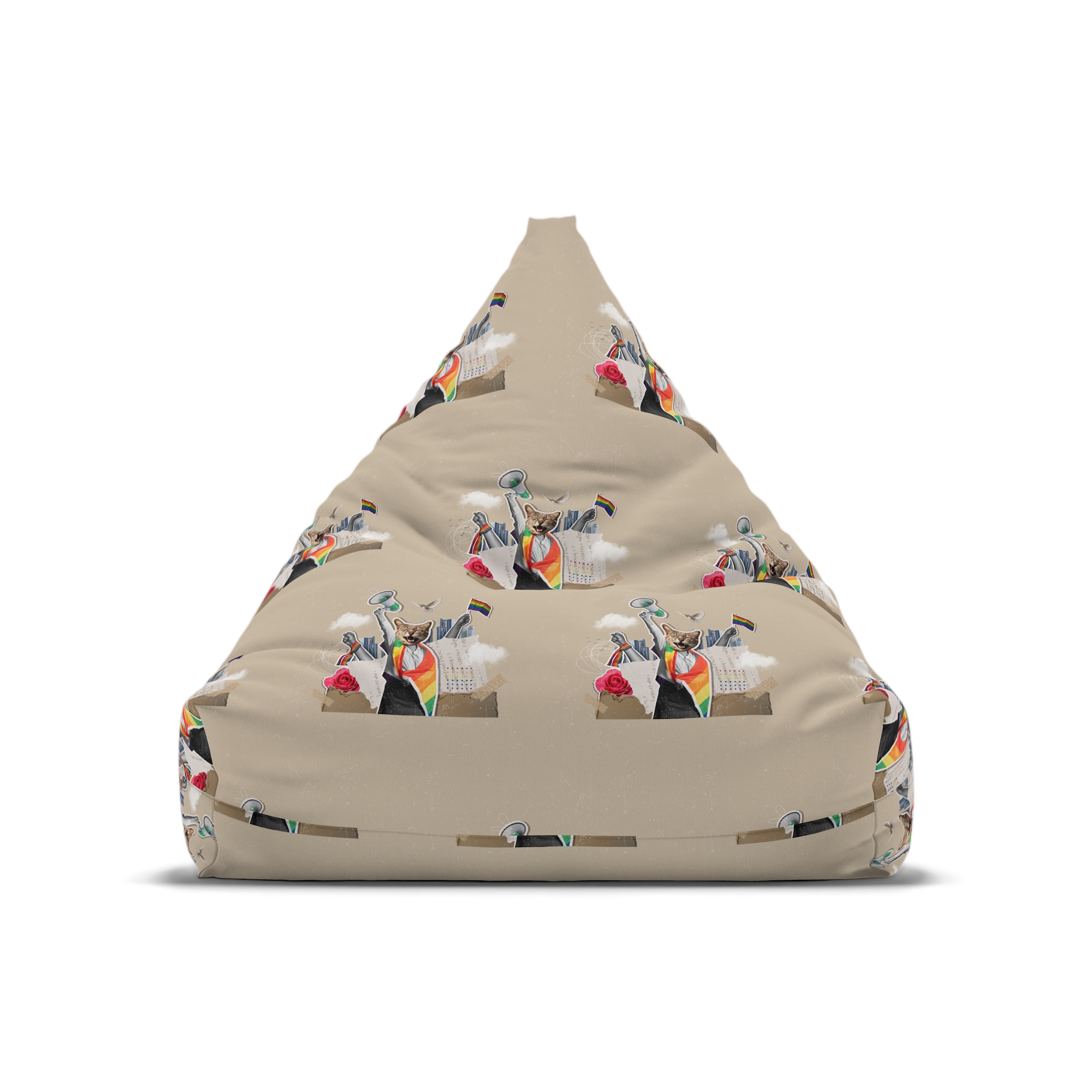 Lesbian Pride Design 5F982B Bean Bag Chair Cover - Image 5
