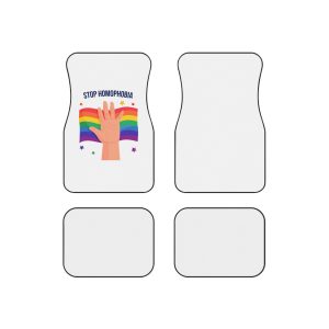 Stop Homophobia Car Mats Set Of 4