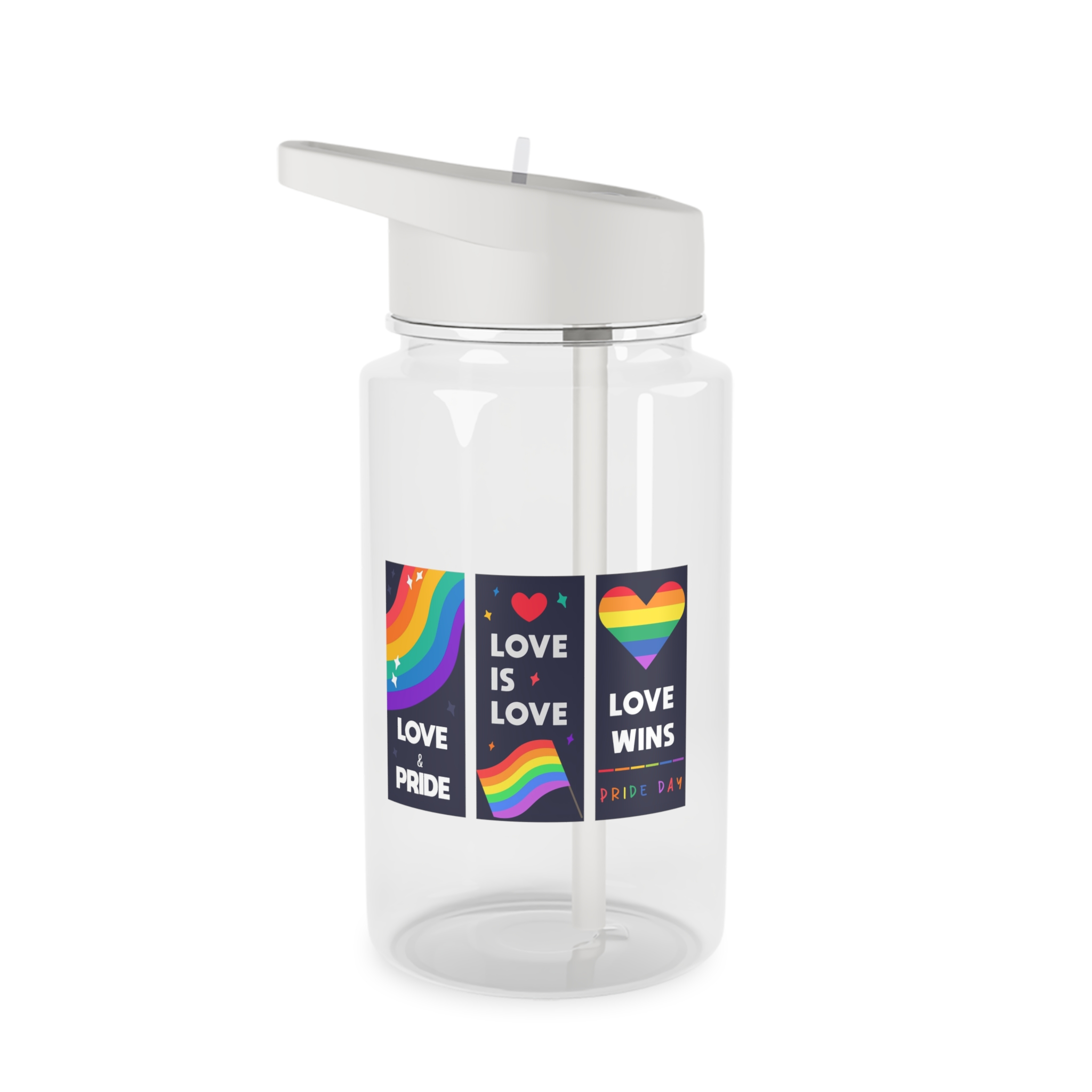 Lgbt Wallpapers Pride Day Celebration Tritan Water Bottle