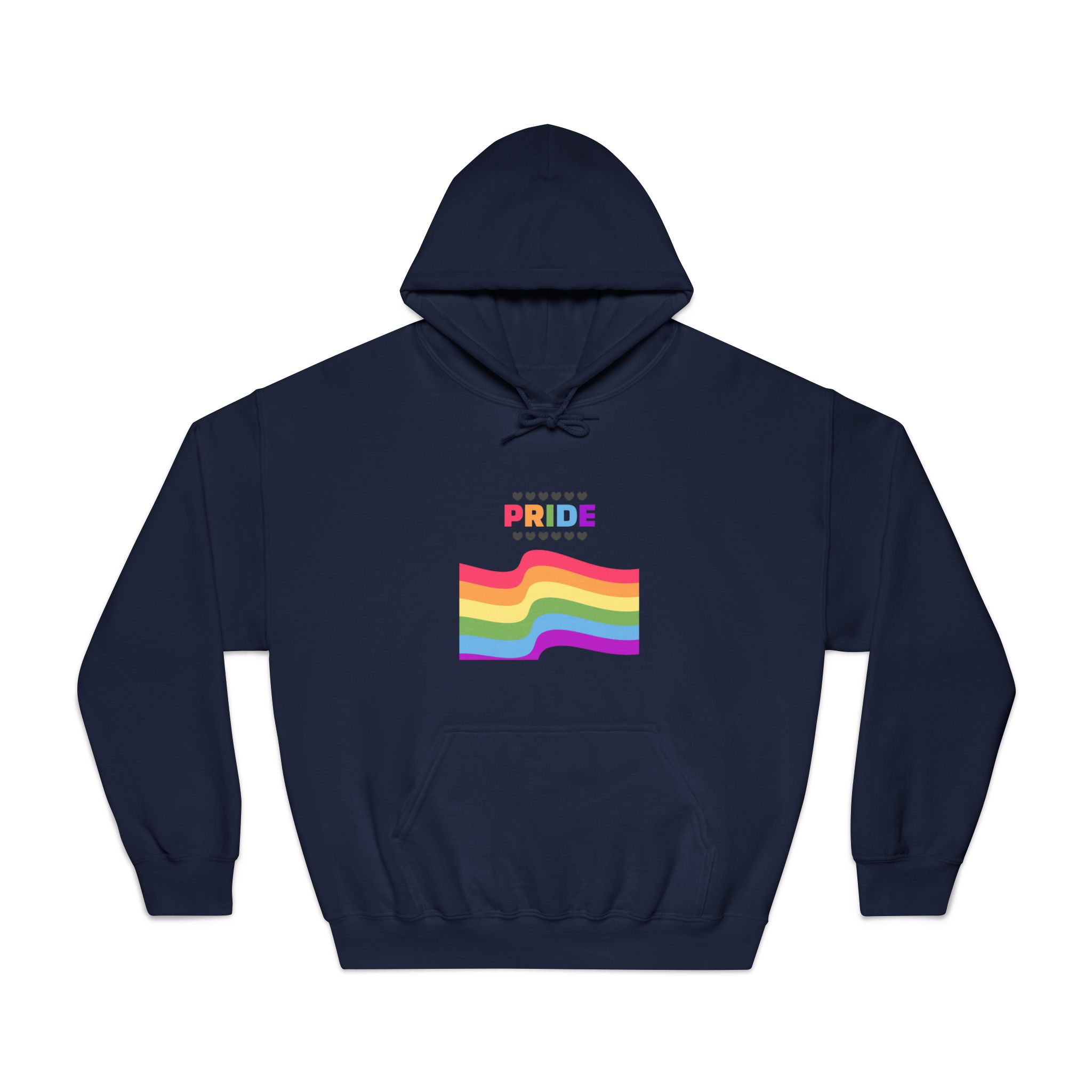 Pride Background With Flag Lgbtq Pride Unisex Dryblend Hooded Sweatshirt - Image 29