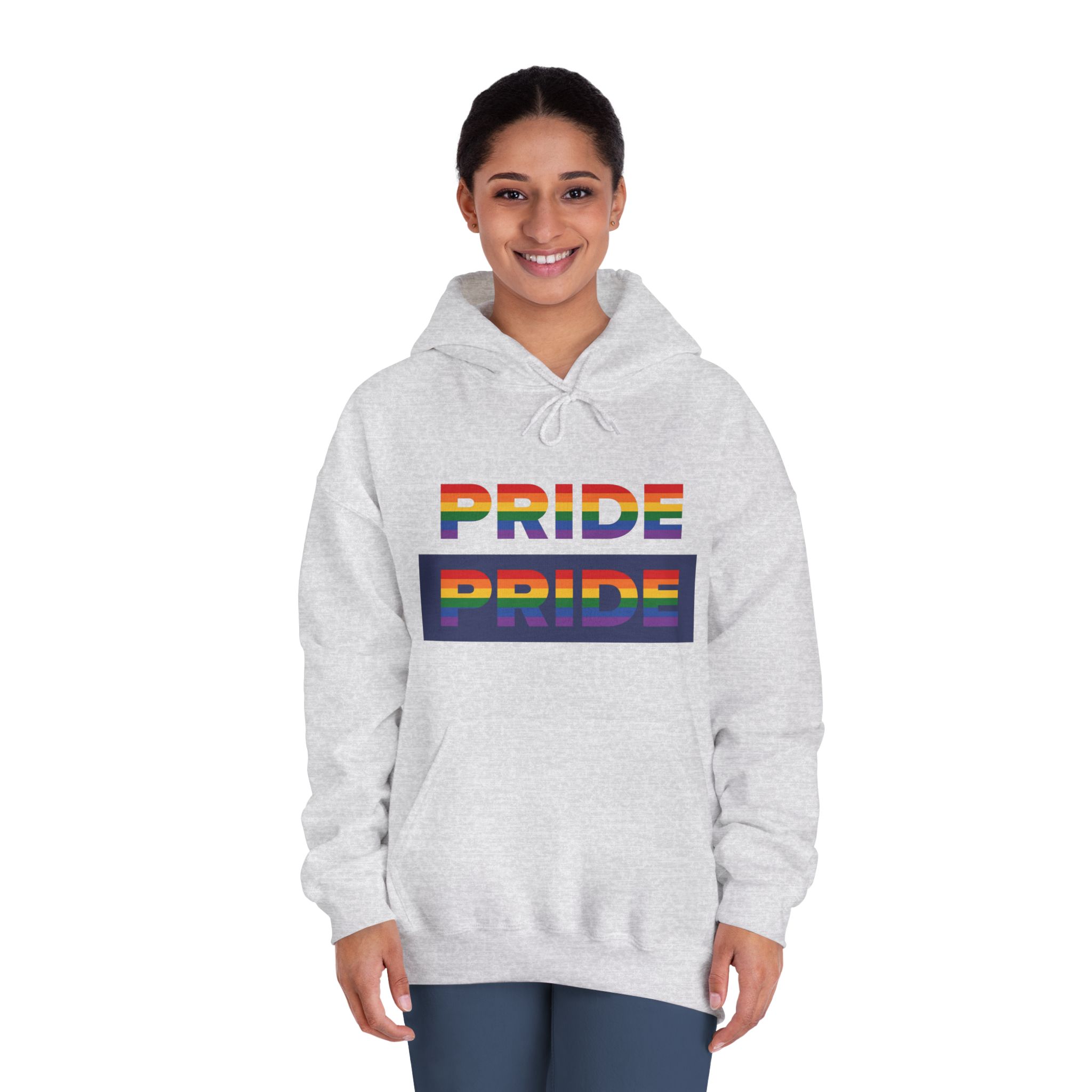 Lgbt Pride Month June Lesbian Gay Bisexual Transgender Lgbtq Flag Rainbow Vector(3) Unisex Dryblend Hooded Sweatshirt - Image 8