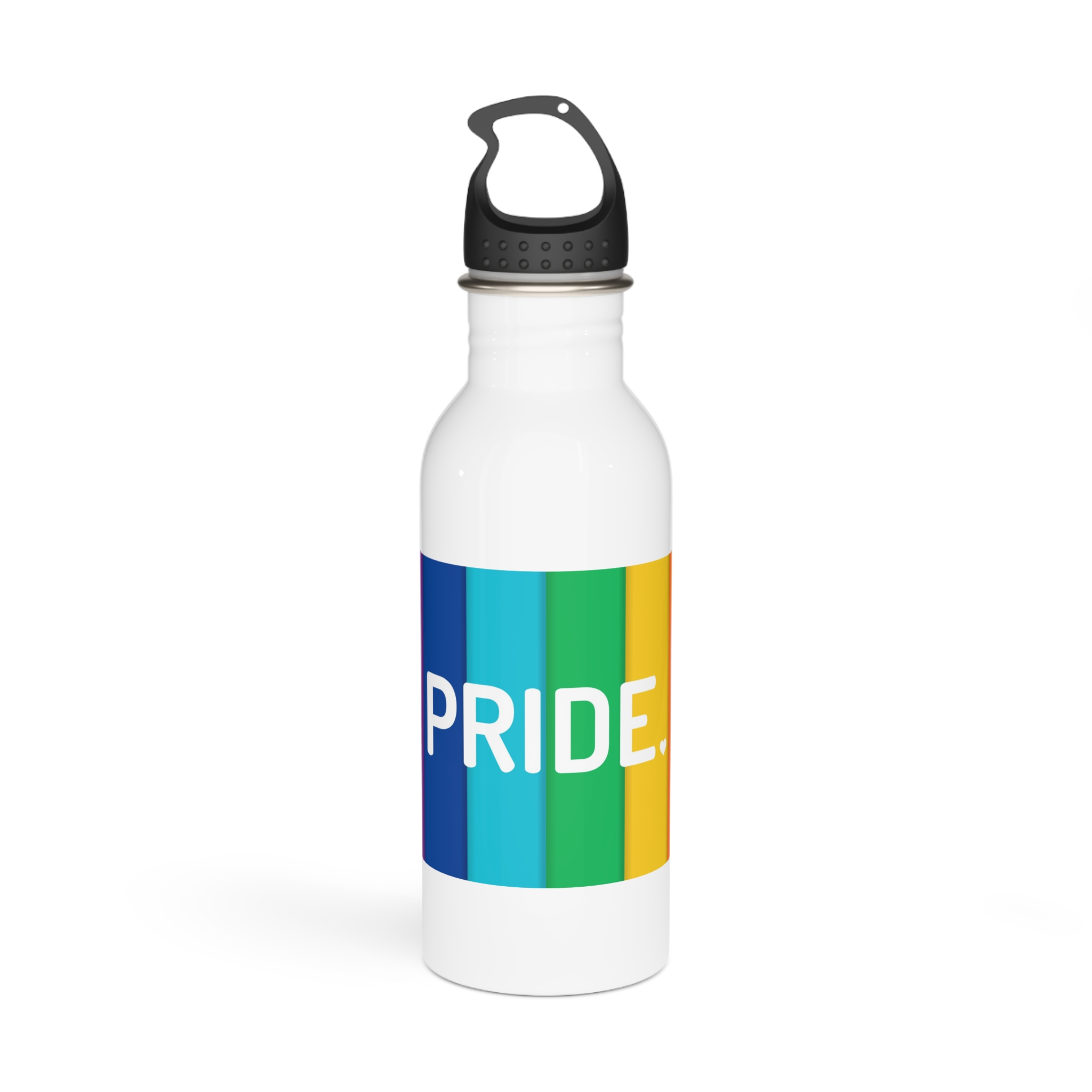 Rainbow Colored Background With Pride Concept Pride Month Stainless Steel Water Bottle
