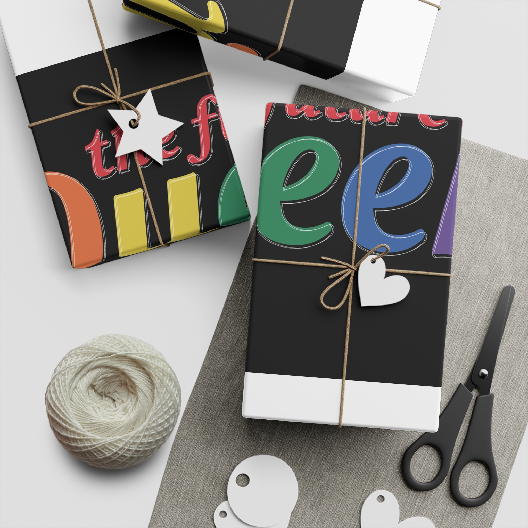Lesbian Pride Design 7D1DA5 Gift Wrapping Paper Sheets 1pc - Image 2