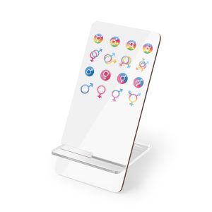 Gender Sexuality Identity Symbols Collection Mobile Display Stand For Smartphones