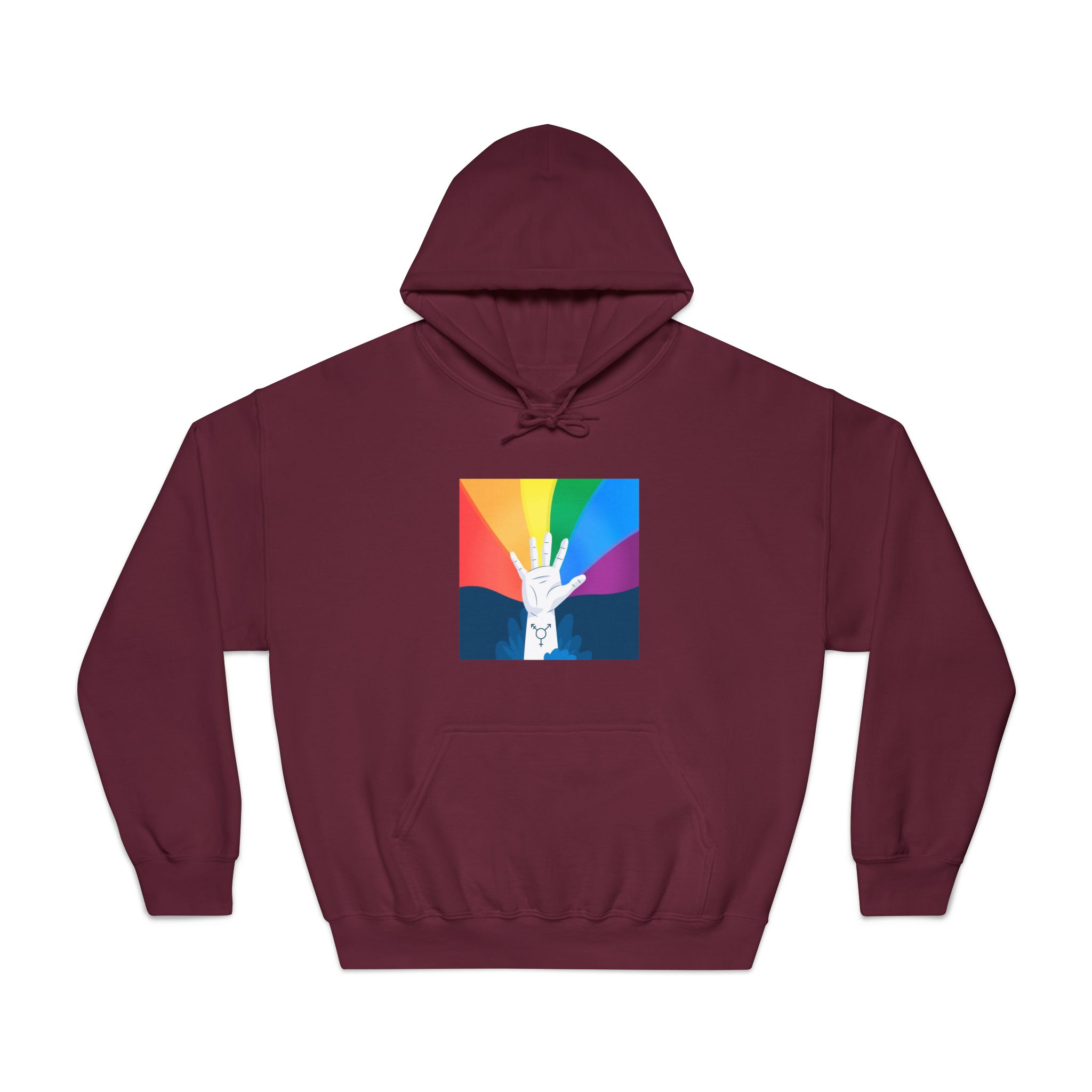 Pride Day Concept Unisex Dryblend Hooded Sweatshirt - Image 17