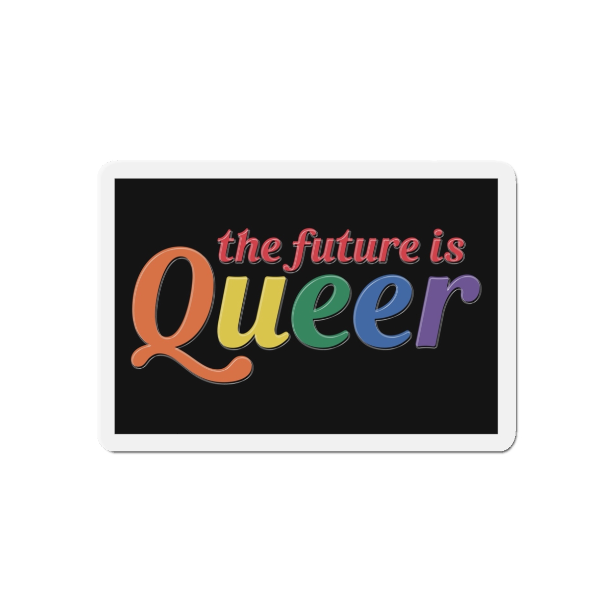 Lesbian Pride Design 7D1DA5 Die Cut Magnets - Image 4