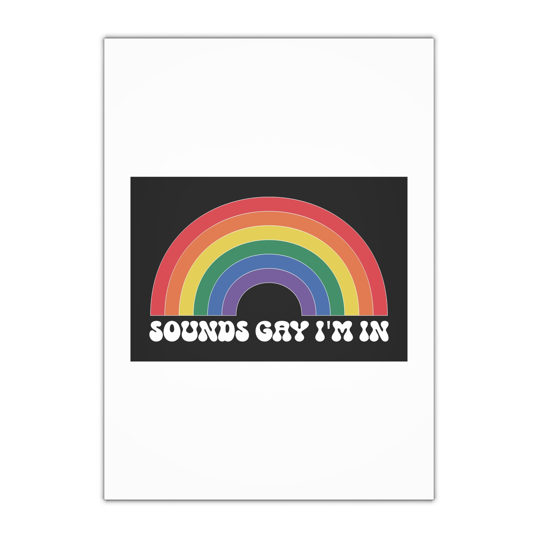 Pride Lgbtq Gay Typography Vector Tshirt Design(4) Gift Wrapping Paper Sheets 1pc