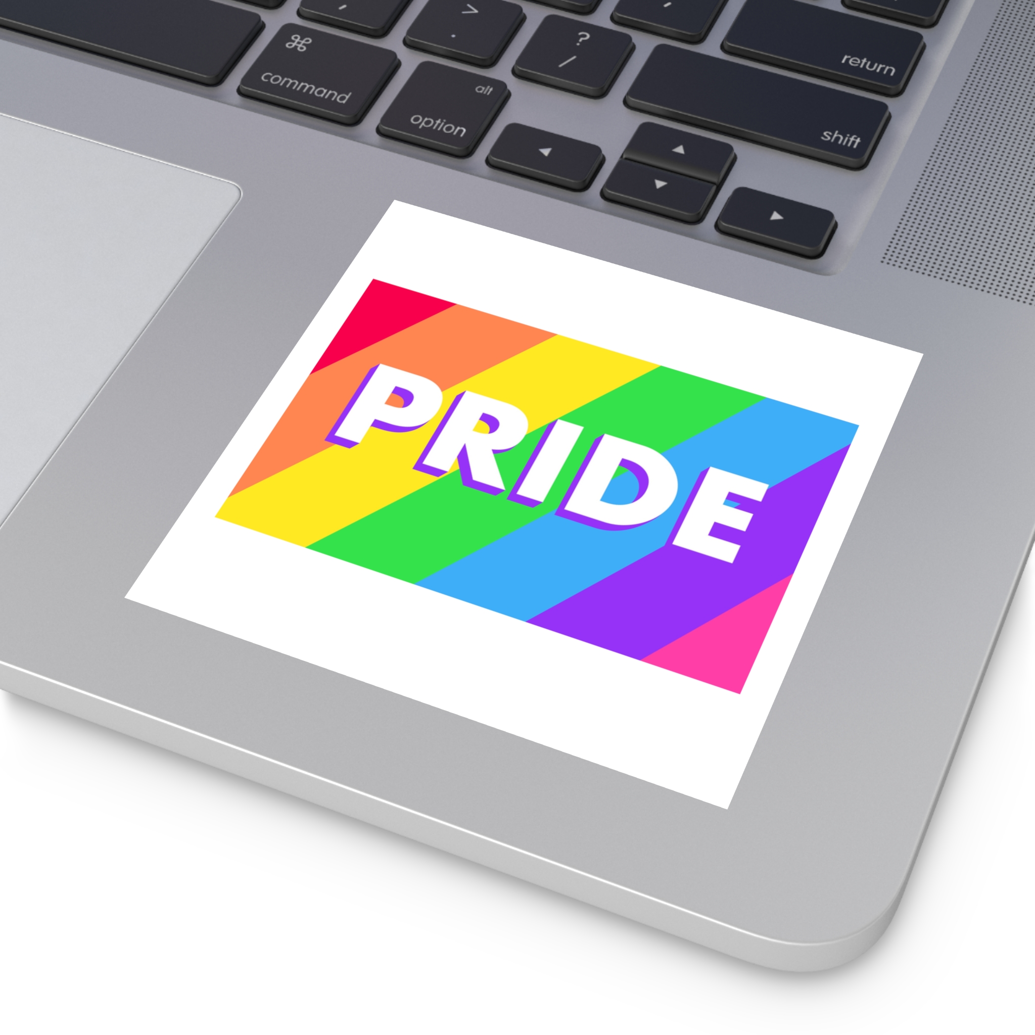 Pride Background 3 Laminate Stickers Square - Image 19