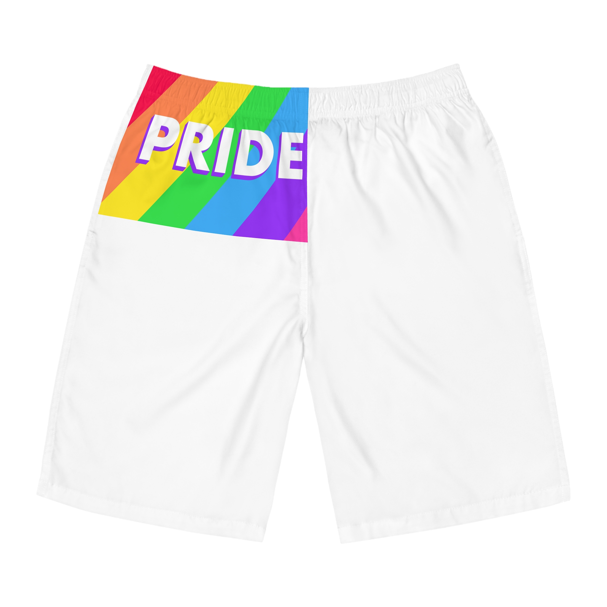 Pride Background 3 Mens Board Shorts Aop