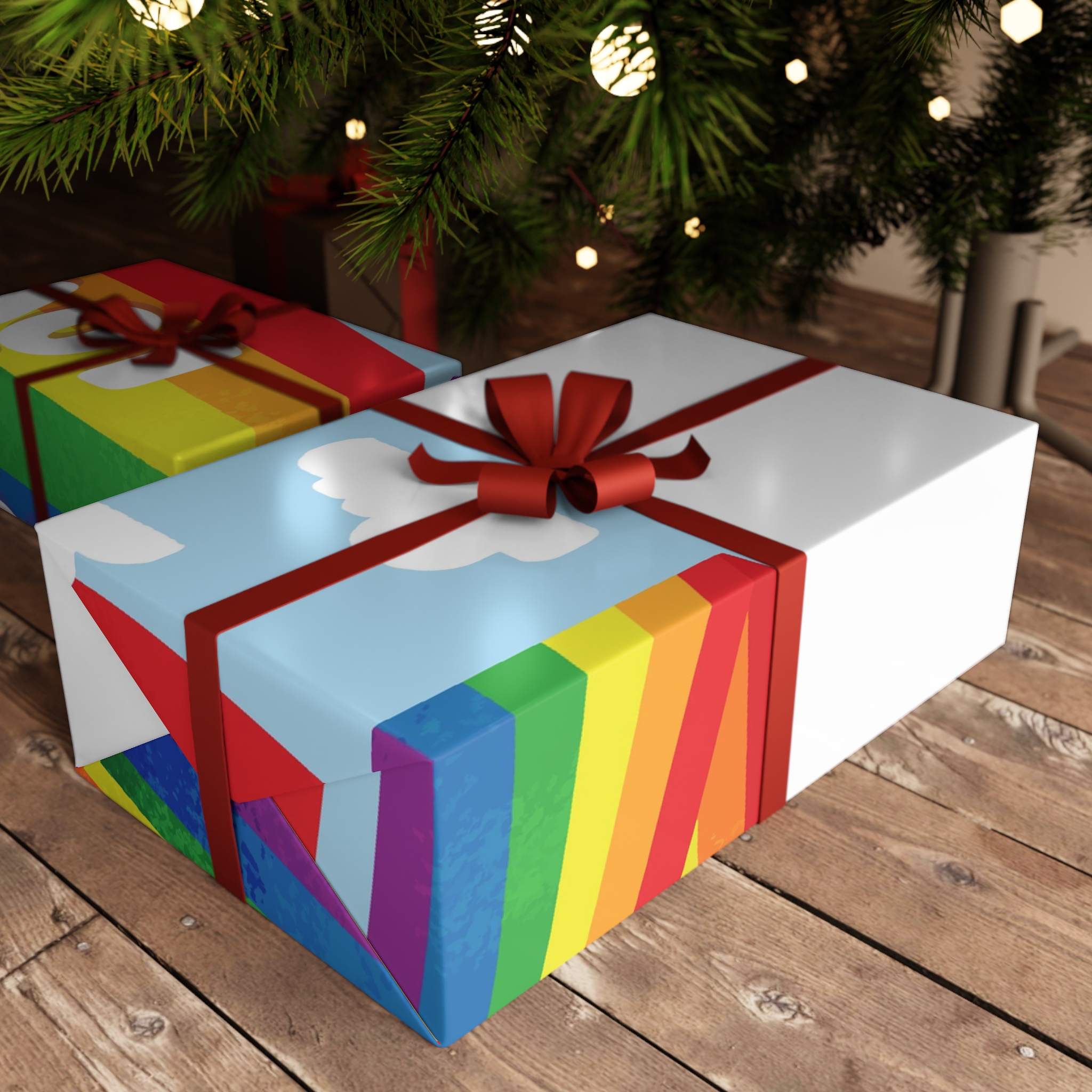 Beautiful Pride Day Flag Concept Gift Wrapping Paper Sheets 1pc - Image 6