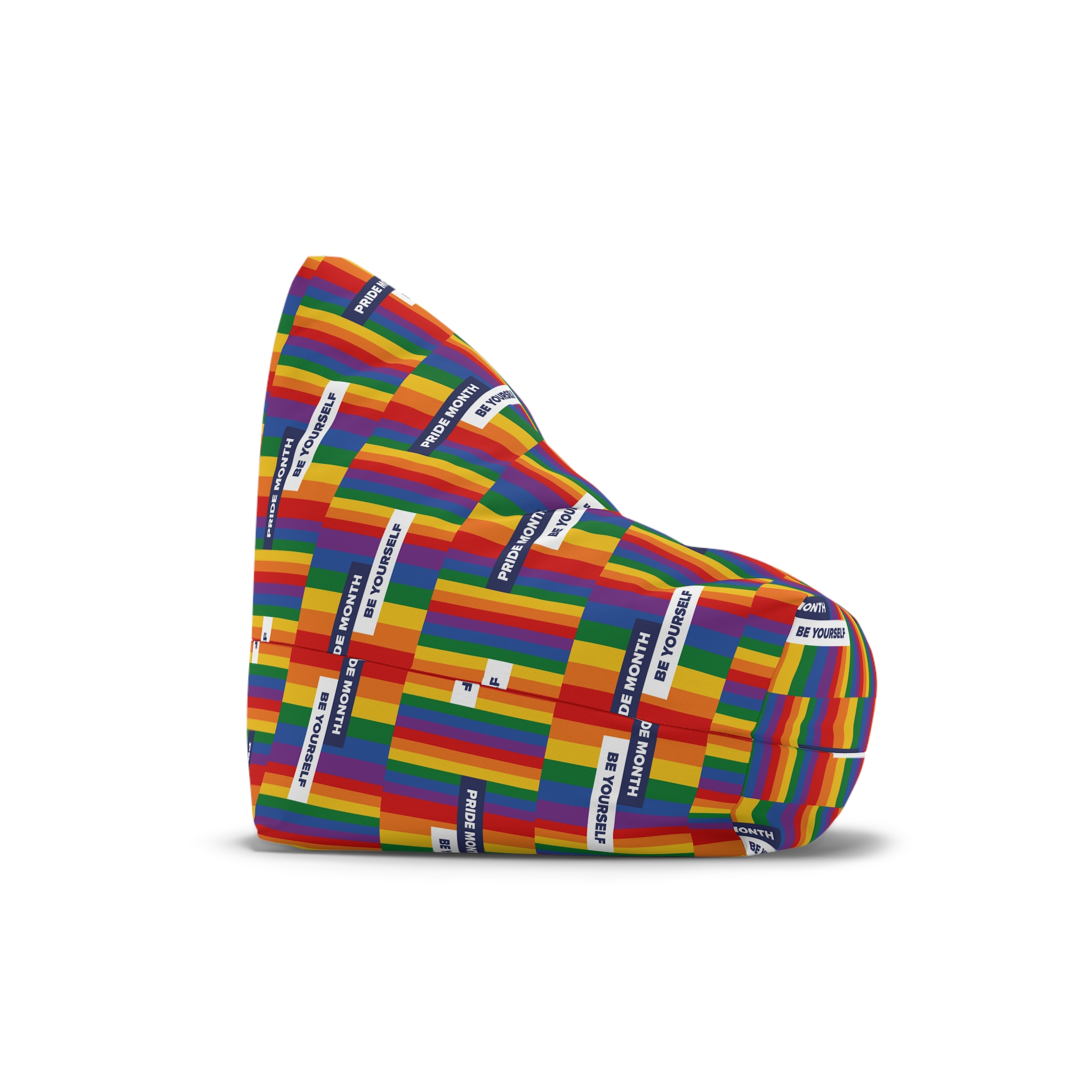 Lgbt Pride Month June Lesbian Gay Bisexual Transgender Lgbtq Flag Rainbow Vector2 Bean Bag Chair Cover - Image 3