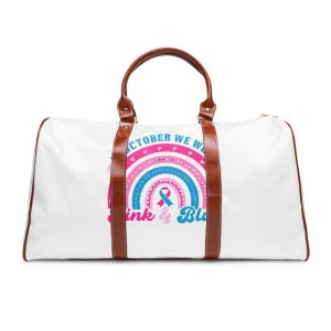 Pregnancy Infant Loss Awareness Tshirt Design Waterproof Travel Bag