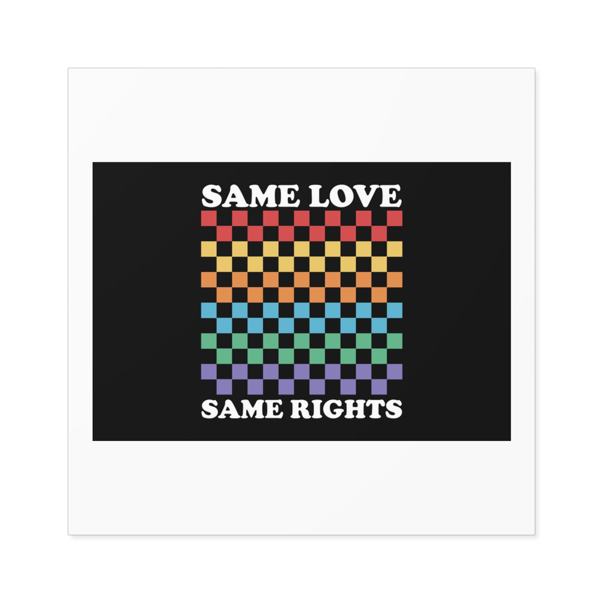 Pride Lgbt Gay Typography T Shirt Design Laminate Stickers Square - Image 25