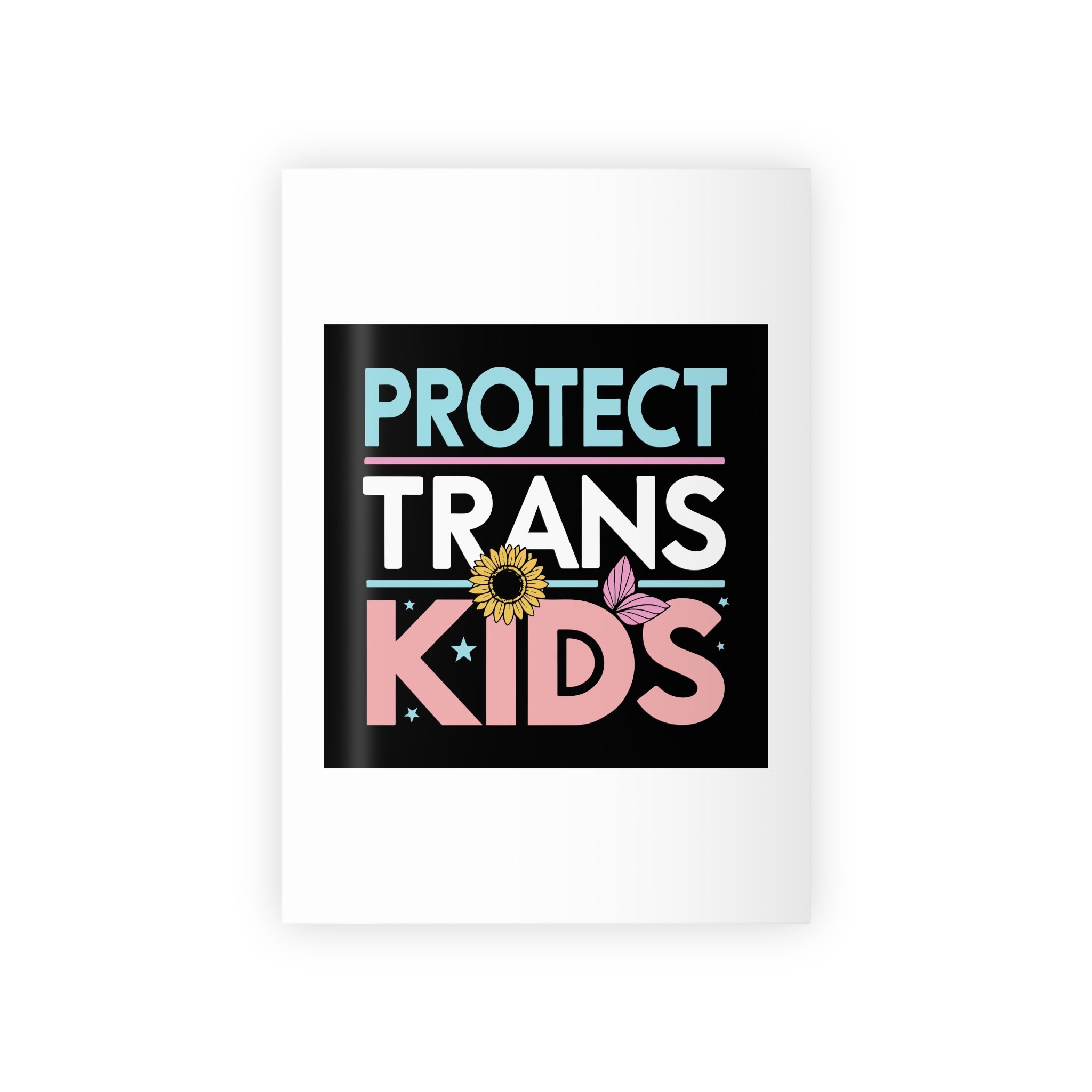 Protect Trans Kids Gift Wrapping Paper Rolls 1pc