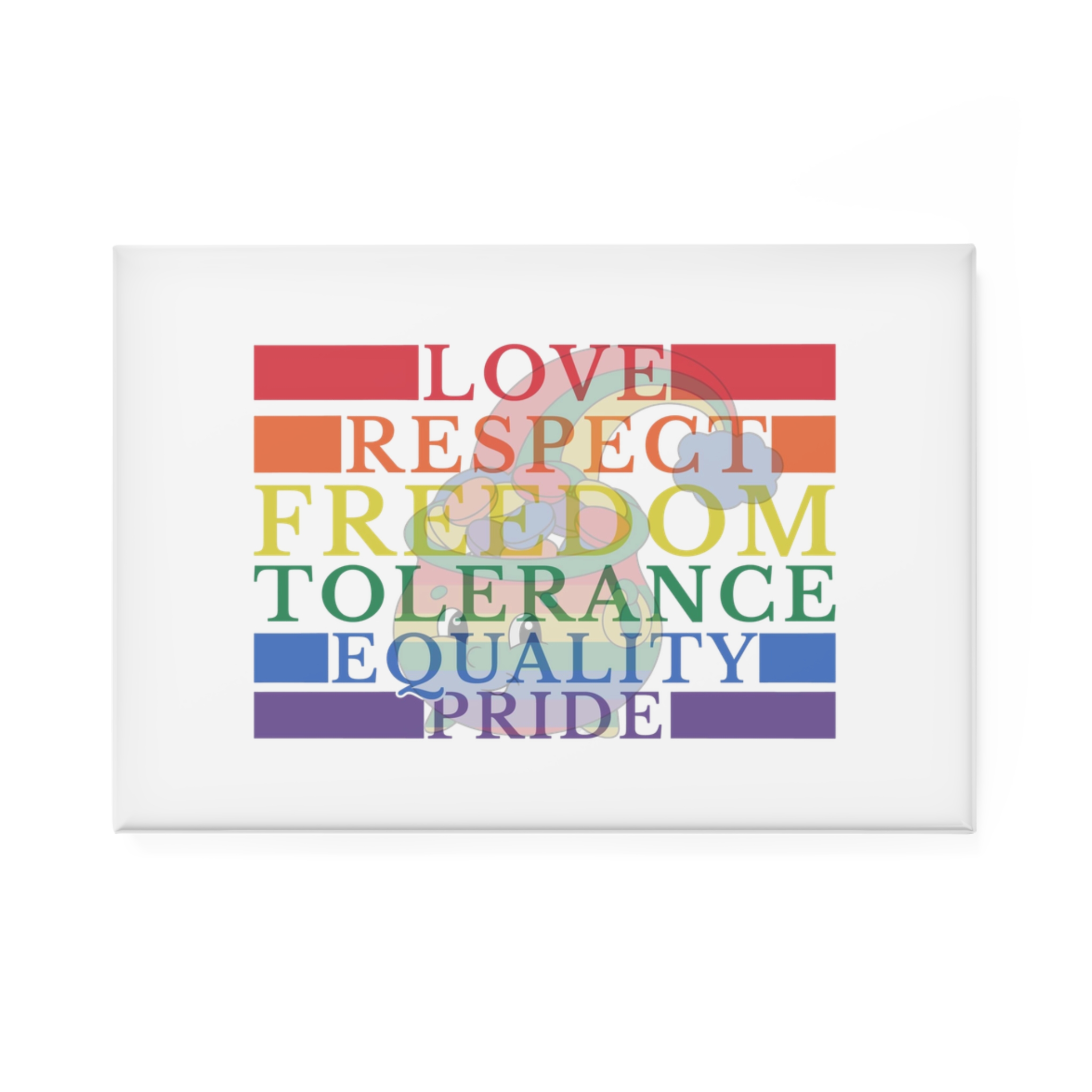 Lgbtq Pride Month Sublimation Design Bundle Button Magnet Rectangle 1 And 10 Pcs