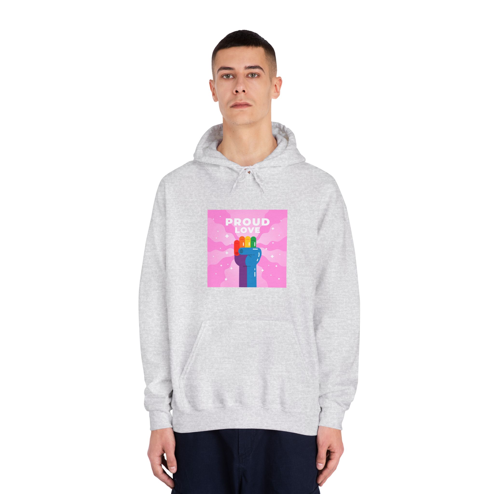 Pride Day Concept(4) Unisex Dryblend Hooded Sweatshirt - Image 7