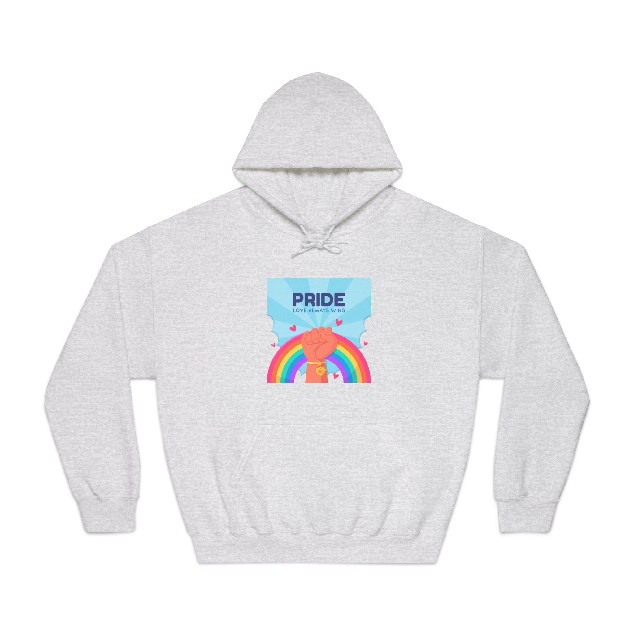 Pride Day Concept Unisex Dryblend Hooded Sweatshirt - Image 5
