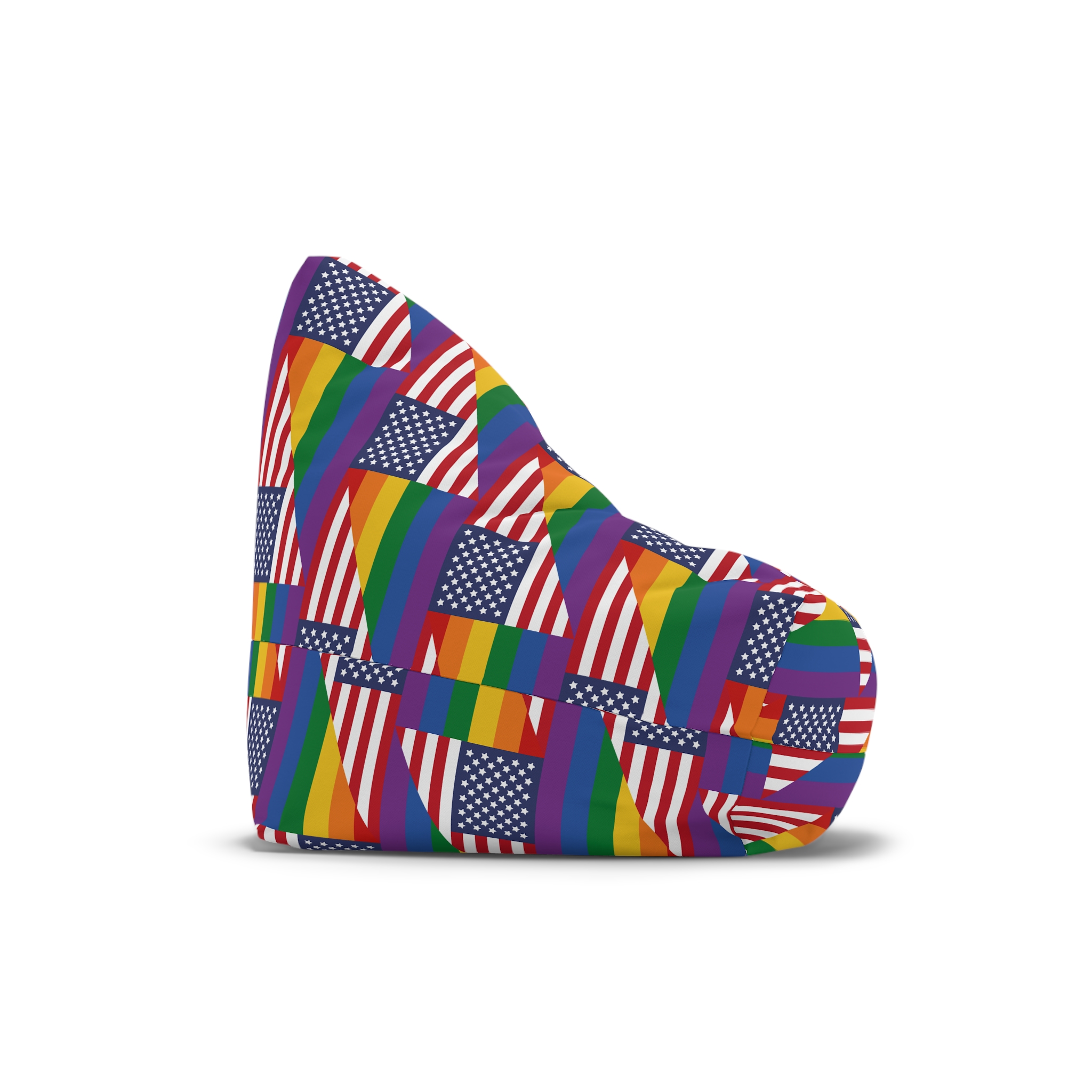 Lgbt Pride Month June Lesbian Gay Bisexual Transgender Lgbtq Flag Rainbow Vector(2) (1) Bean Bag Chair Cover - Image 3