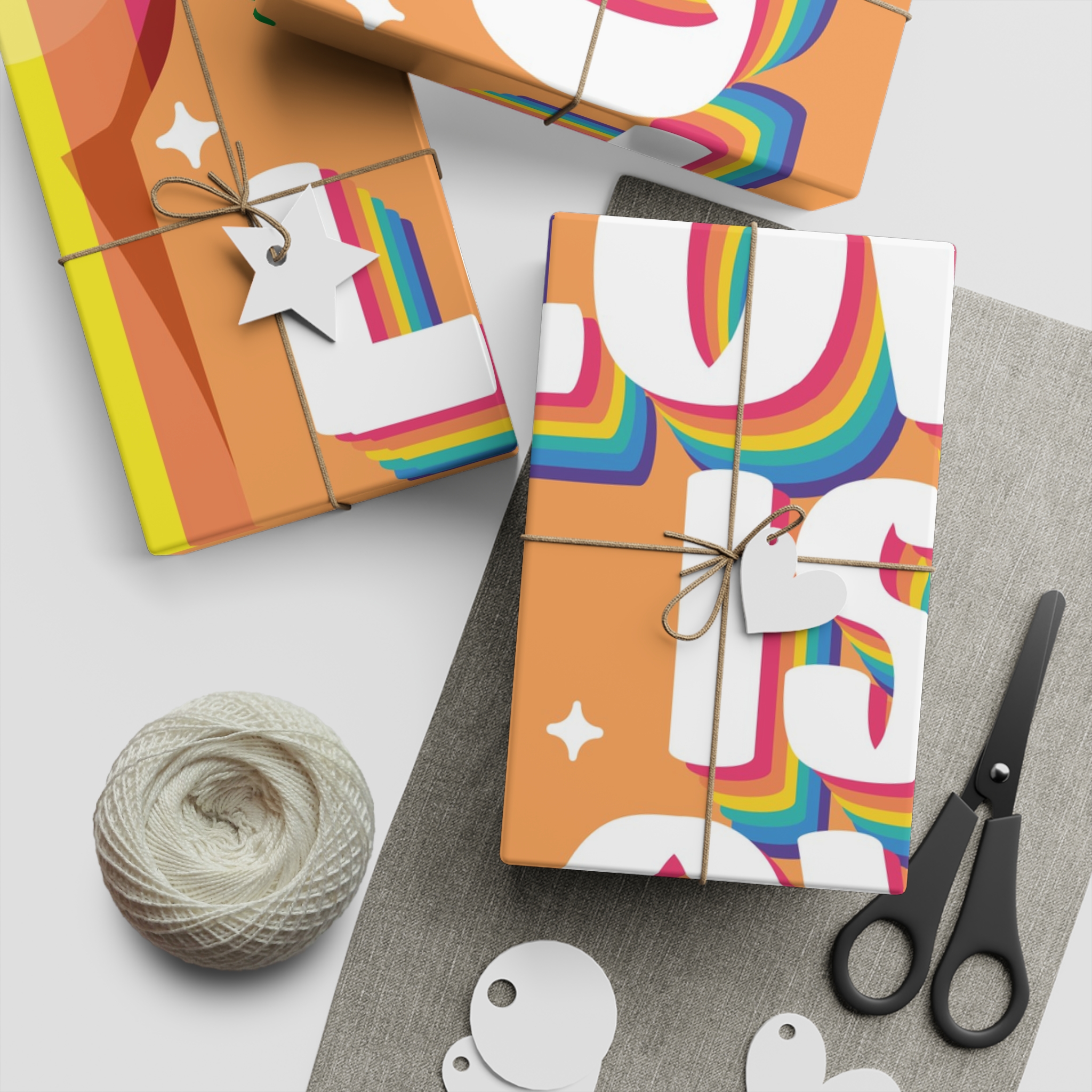 Love Is Love Lettering With Fist Gift Wrapping Paper Sheets 1pc - Image 5
