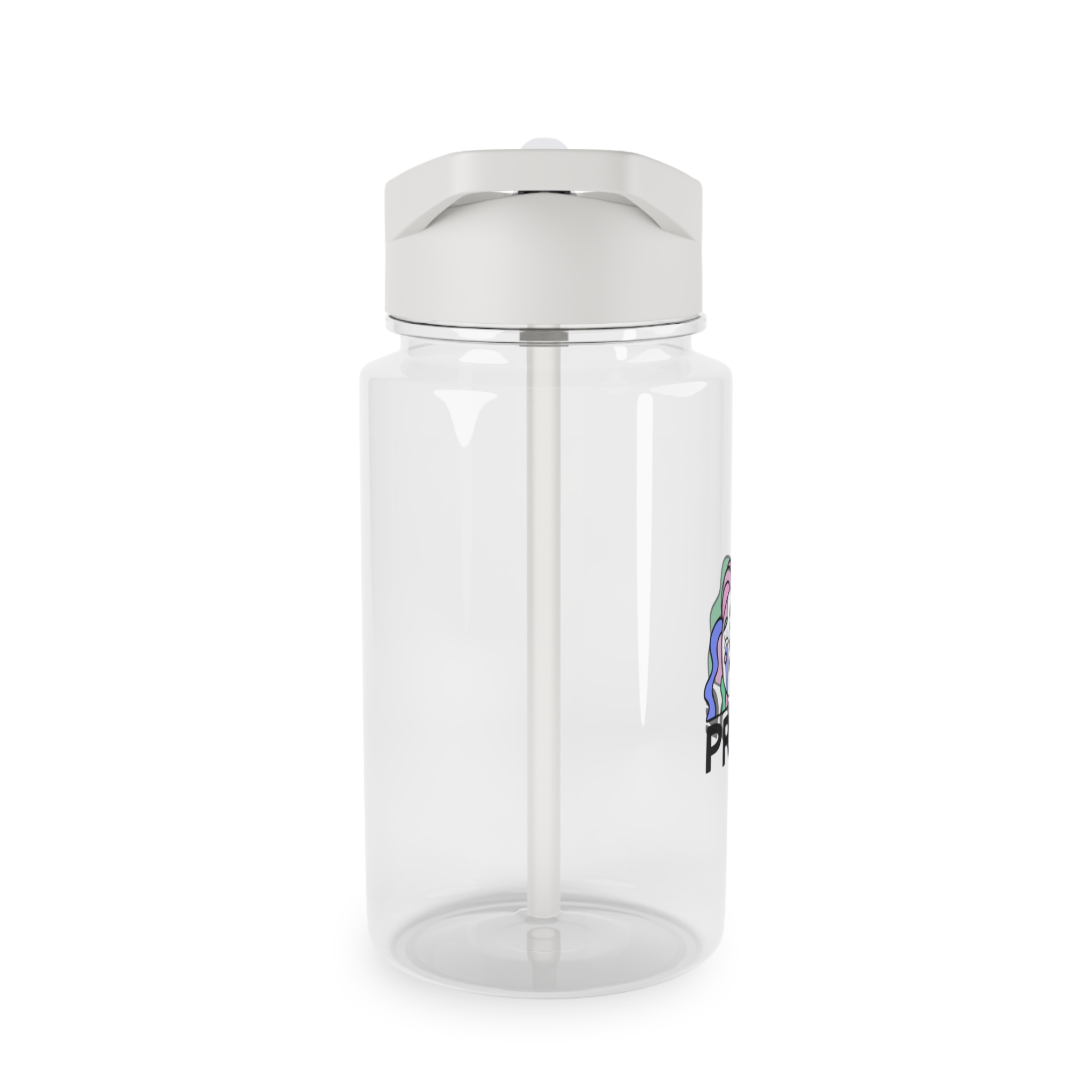 Pride Day Lettering Quote Concept Tritan Water Bottle - Image 4
