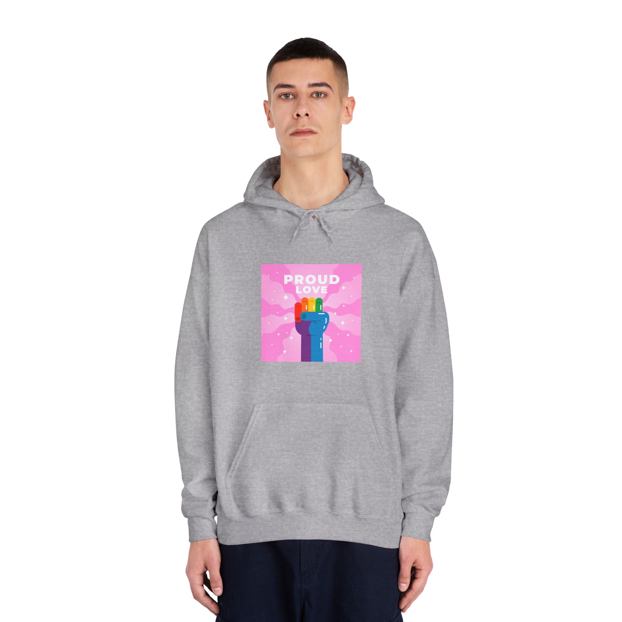 Pride Day Concept(4) Unisex Dryblend Hooded Sweatshirt - Image 15