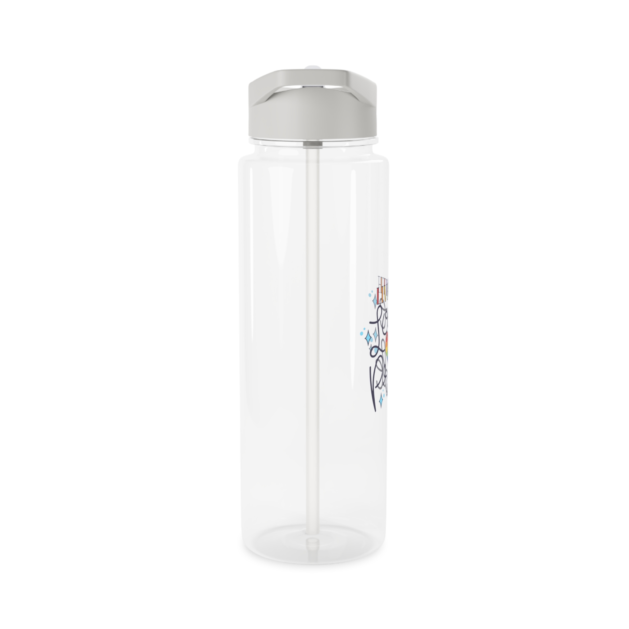 Pride Day Lettering Concept Tritan Water Bottle - Image 8