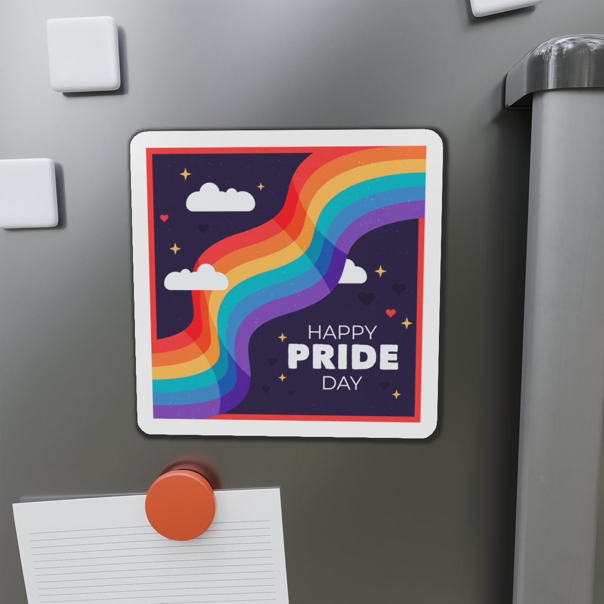 Rainbow Flag Pride Day Die Cut Magnets - Image 14