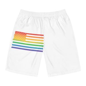 Pride Month America Concept Us Pride Month Flag1 Mens Board Shorts Aop