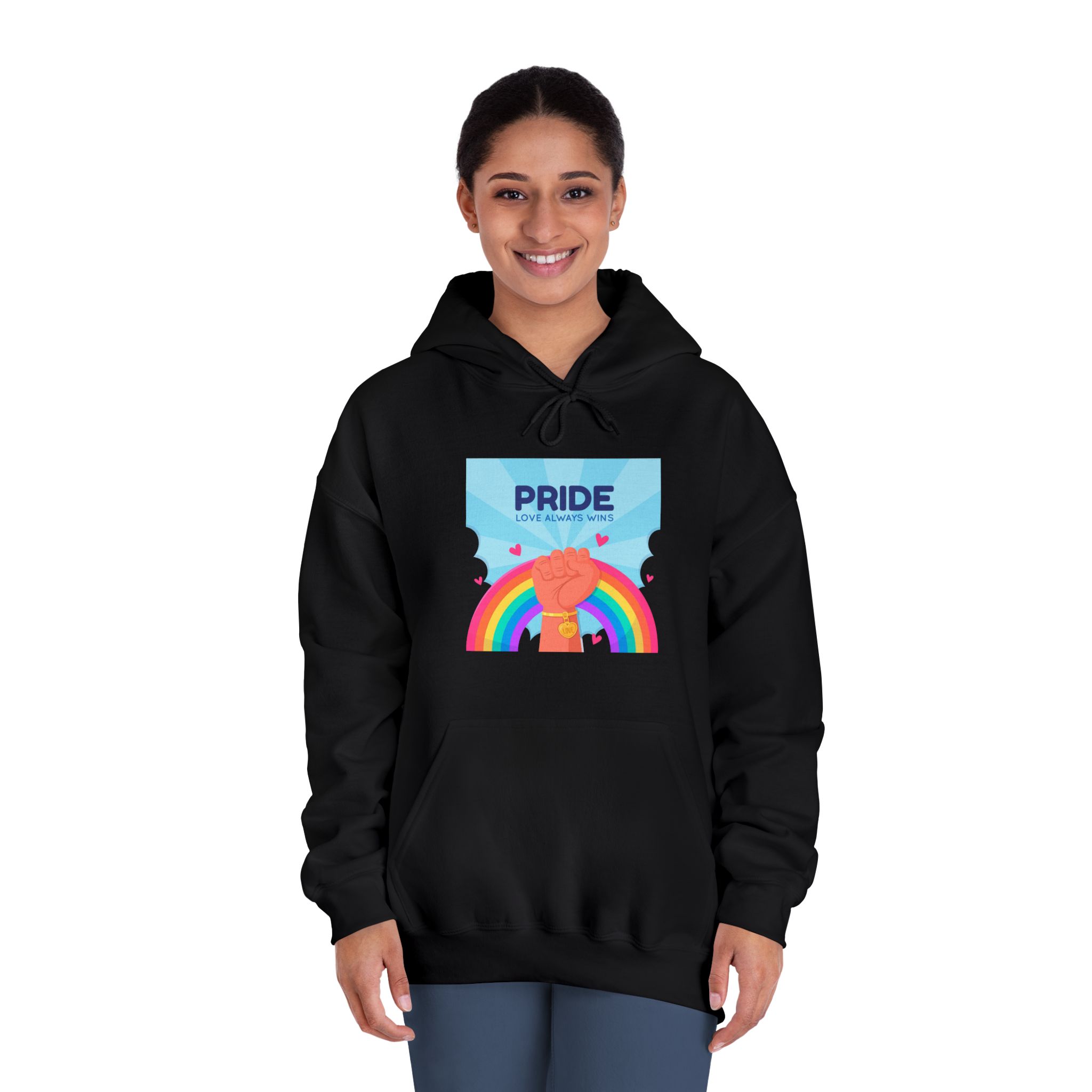 Pride Day Concept Unisex Dryblend Hooded Sweatshirt - Image 12
