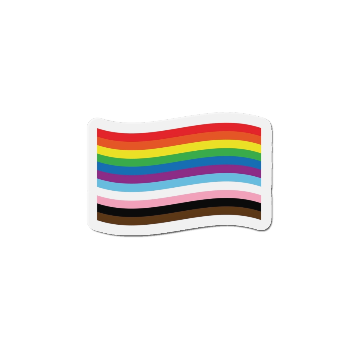 Vector Flat New Lgbtq Flag Die Cut Magnets - Image 13