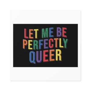 Pride Lgbtq Gay Typography Vector Tshirt Design(9) Laminate Stickers Square