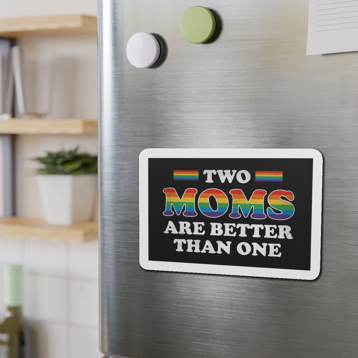 Pride Gay Rainbow Typography Vector Premium T Shirt(2) Die Cut Magnets - Image 15
