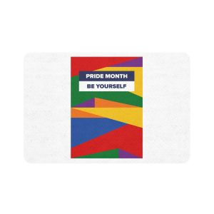 Lgbt Pride Month June Lesbian Gay Bisexual Transgender Lgbtq Flag Rainbow Vector(2) Pet Food Mat 12x18