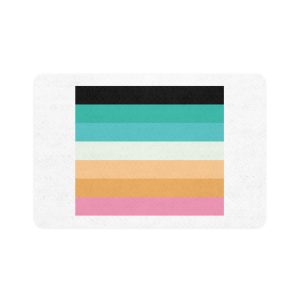 Lesbian Pride Design 1724D6 Pet Food Mat 12x18