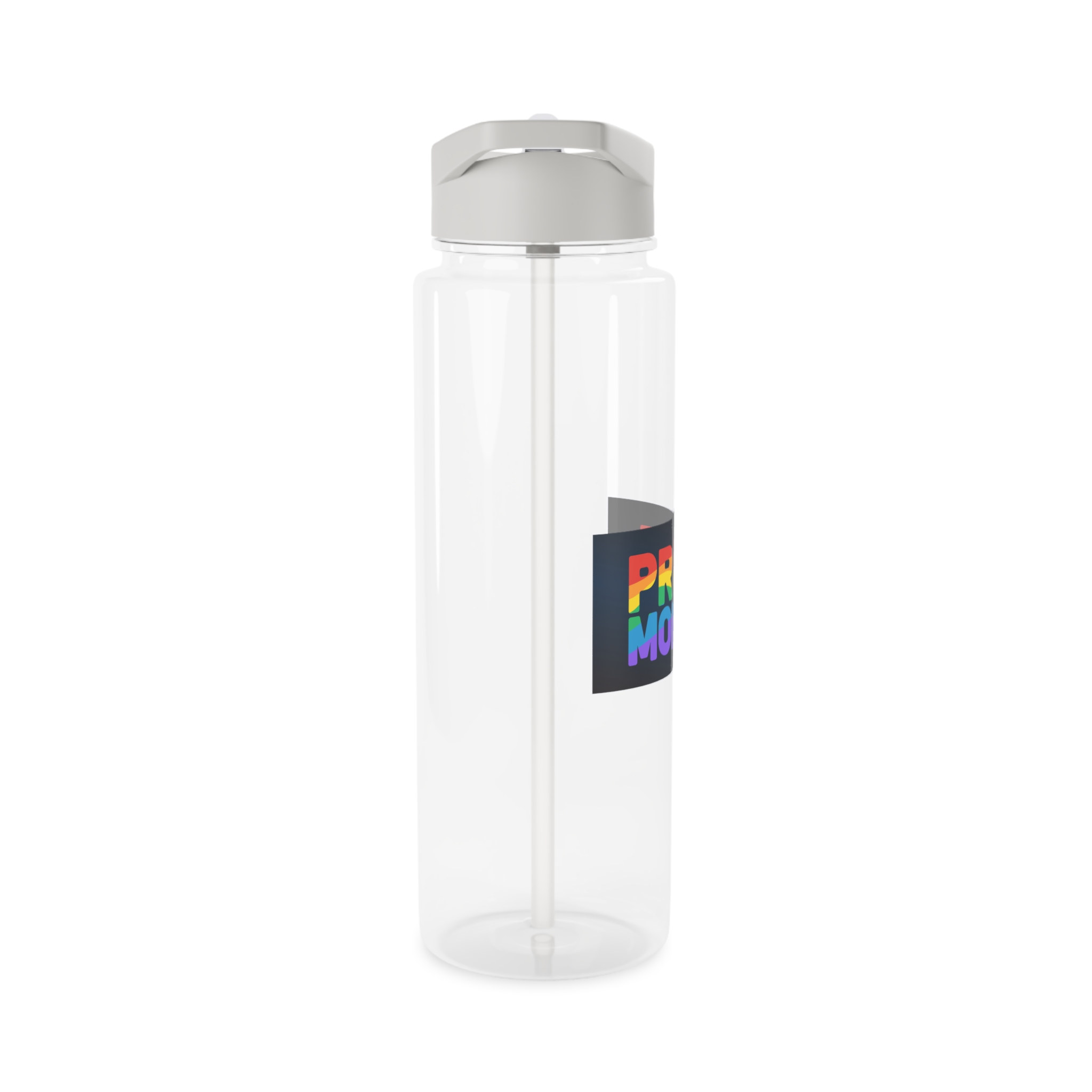 Lgbt Pride Rainbow Flag Lettering Banner Poster Social Media Pride Calligraphy With Tritan Water Bottle - Image 8