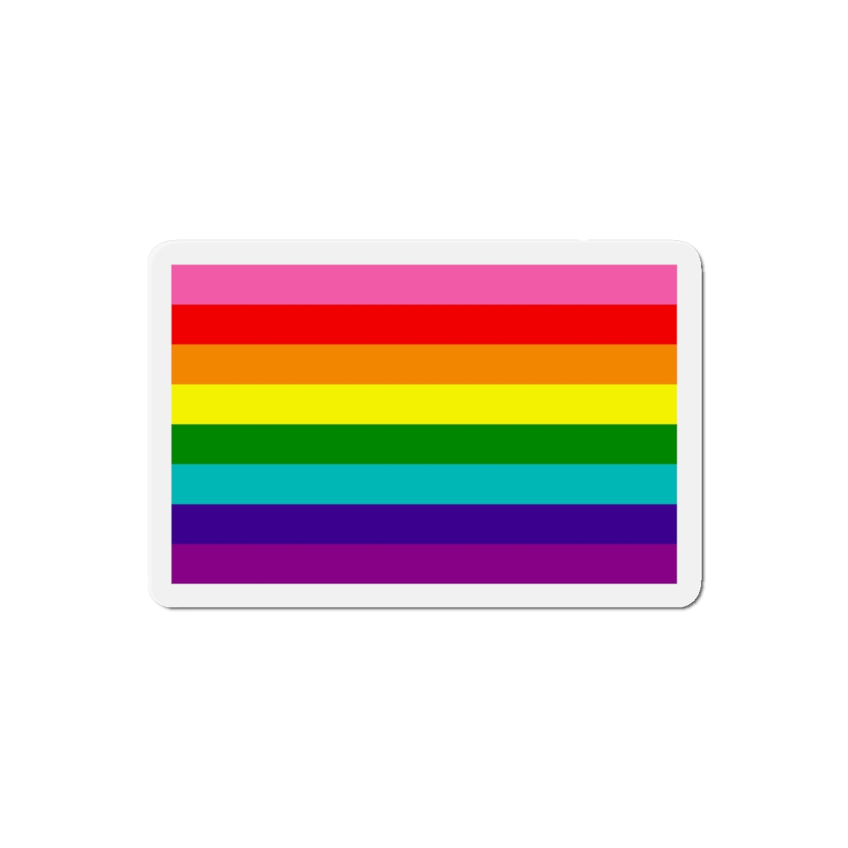 Gay Flag Rainbow Lgbt Pride Flag Global Symbol Equality Diversity Lgbtq Rights Love Acceptance Publi Die Cut Magnets - Image 13