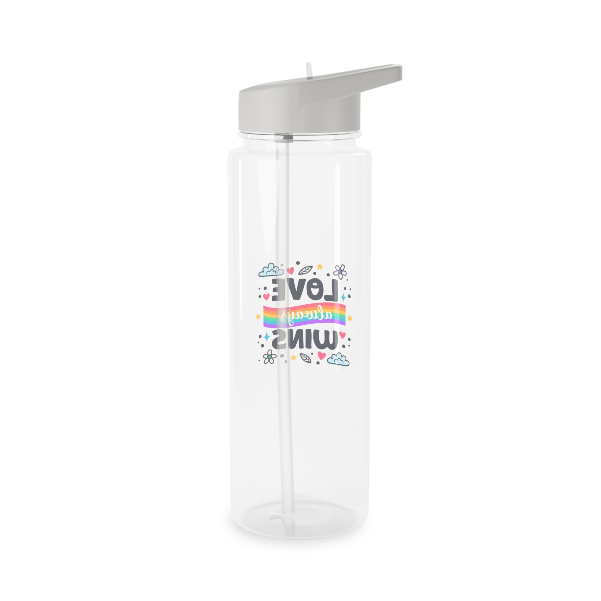 Pride Day Lettering Style Tritan Water Bottle - Image 6