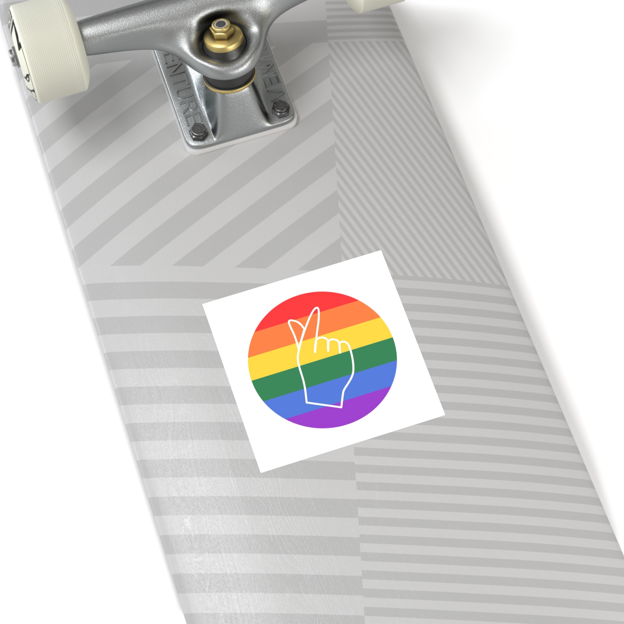 Lgbtq Diversity Rainbow Pride Concept Vector Isolated Illustration Laminate Stickers Square - Image 28