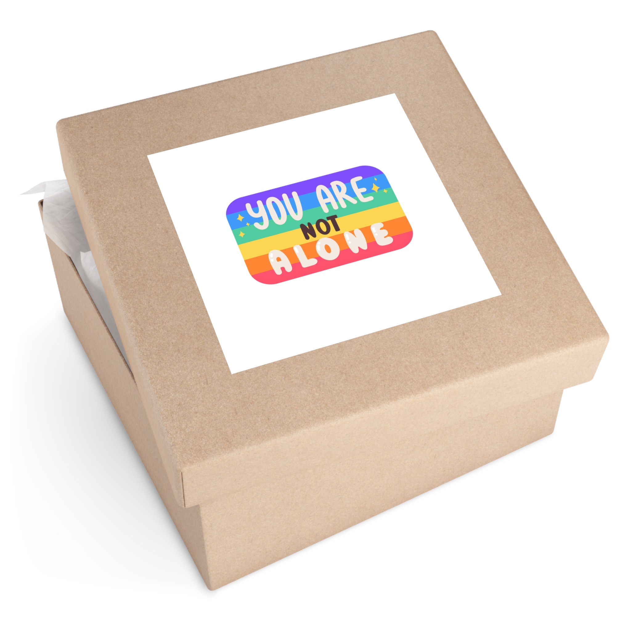 Lgbt Sticker Pack White Background Lgbtq Set Symbol Lgbt Pride Community Rainbow Elements Vector Hand Draw Illustration Hand Drawn Lettering (2) Laminate Stickers Square - Image 79