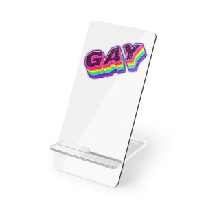 Gay Word Rainbow 3d Png Word Art Mobile Display Stand For Smartphones