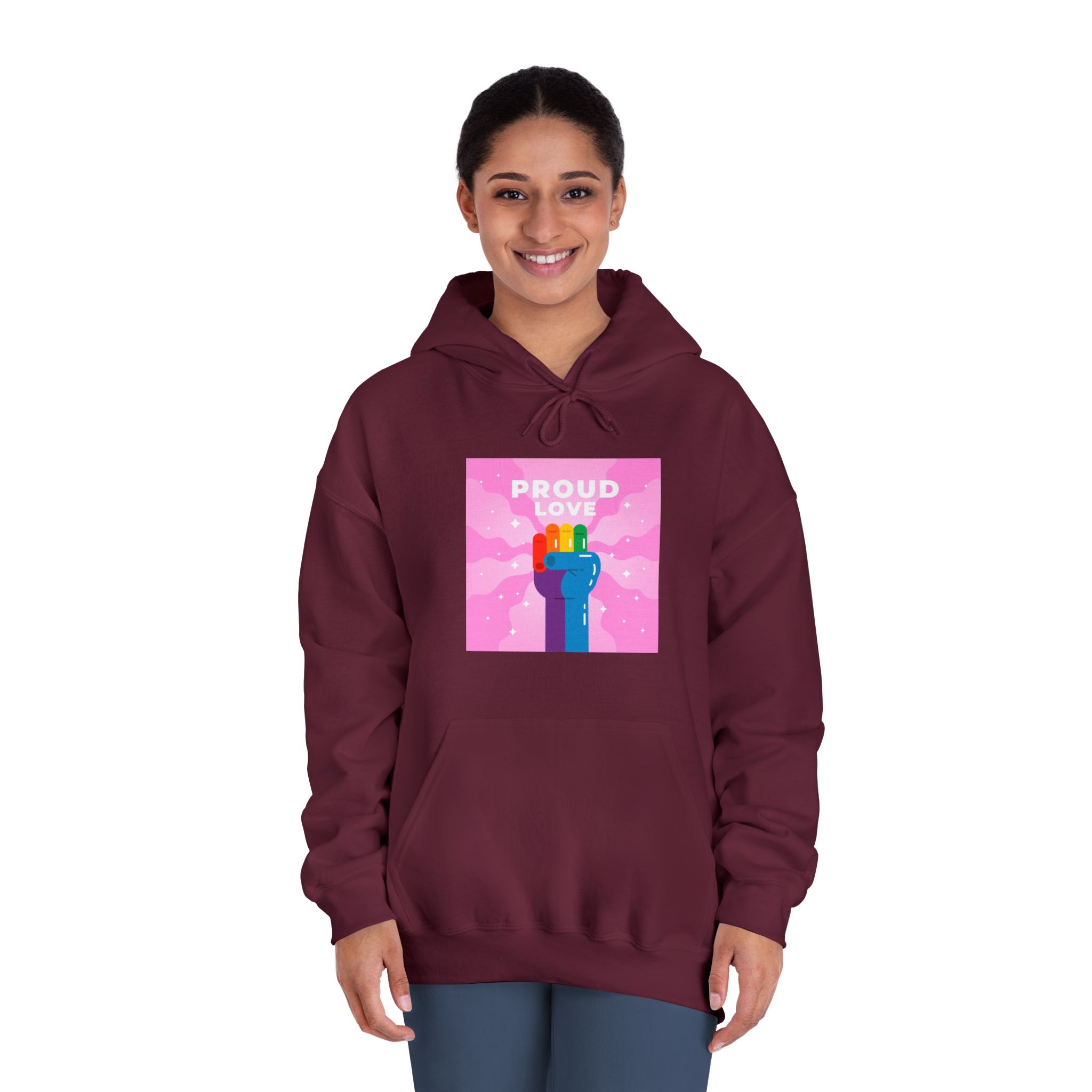 Pride Day Concept(4) Unisex Dryblend Hooded Sweatshirt - Image 20