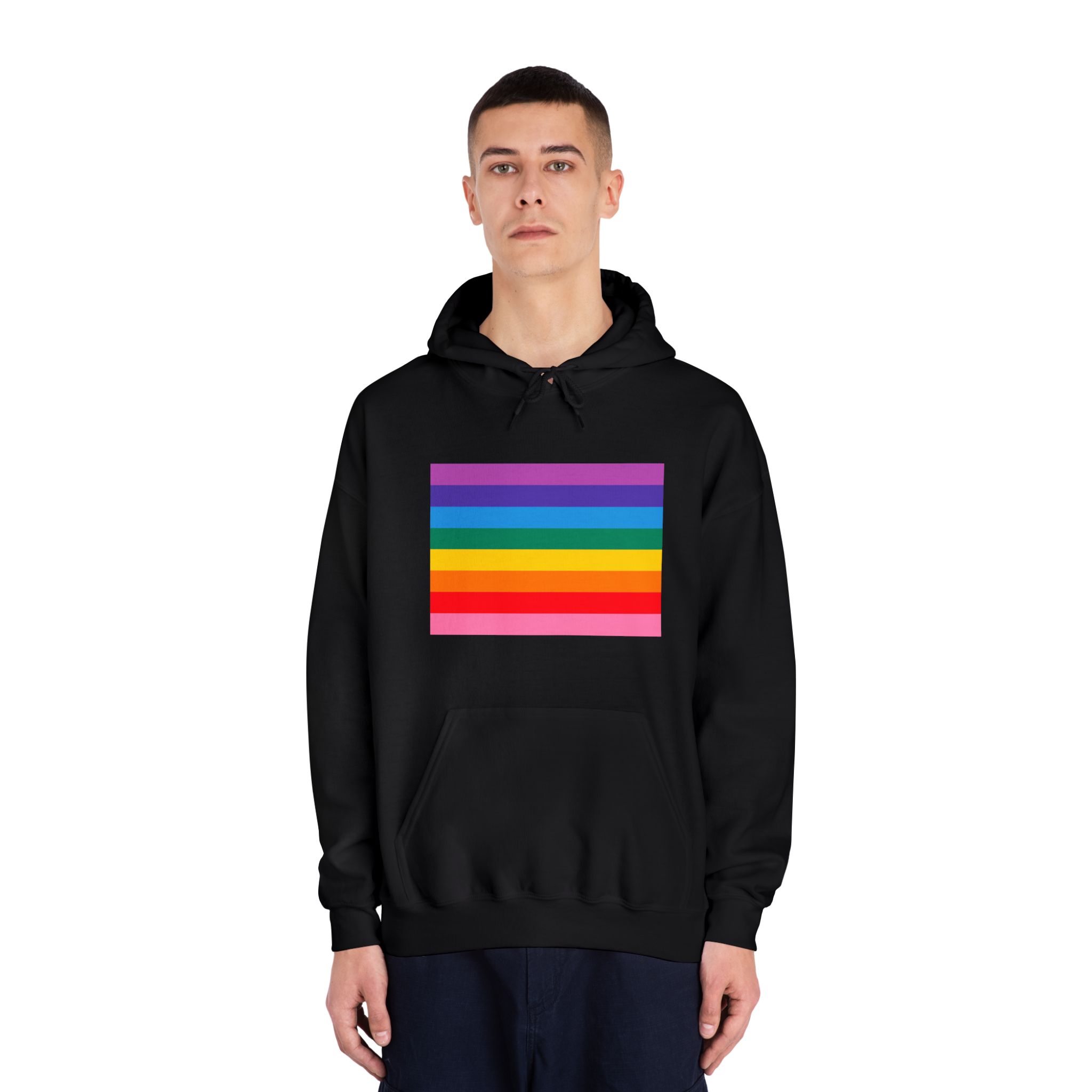 Pride Love Freedom Lgbtq Lgbt Heart Rainbow Love Wins Gay Lesbian Trans Homo Homosexual Colors Flag Diversity Parade Unisex Dryblend Hooded Sweatshirt - Image 11
